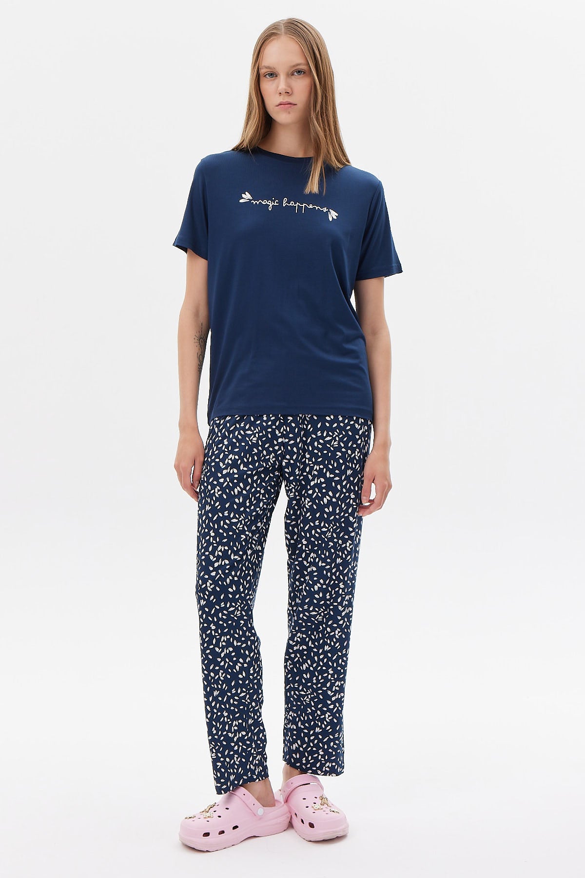 Women's Short Sleeve Pajama Set