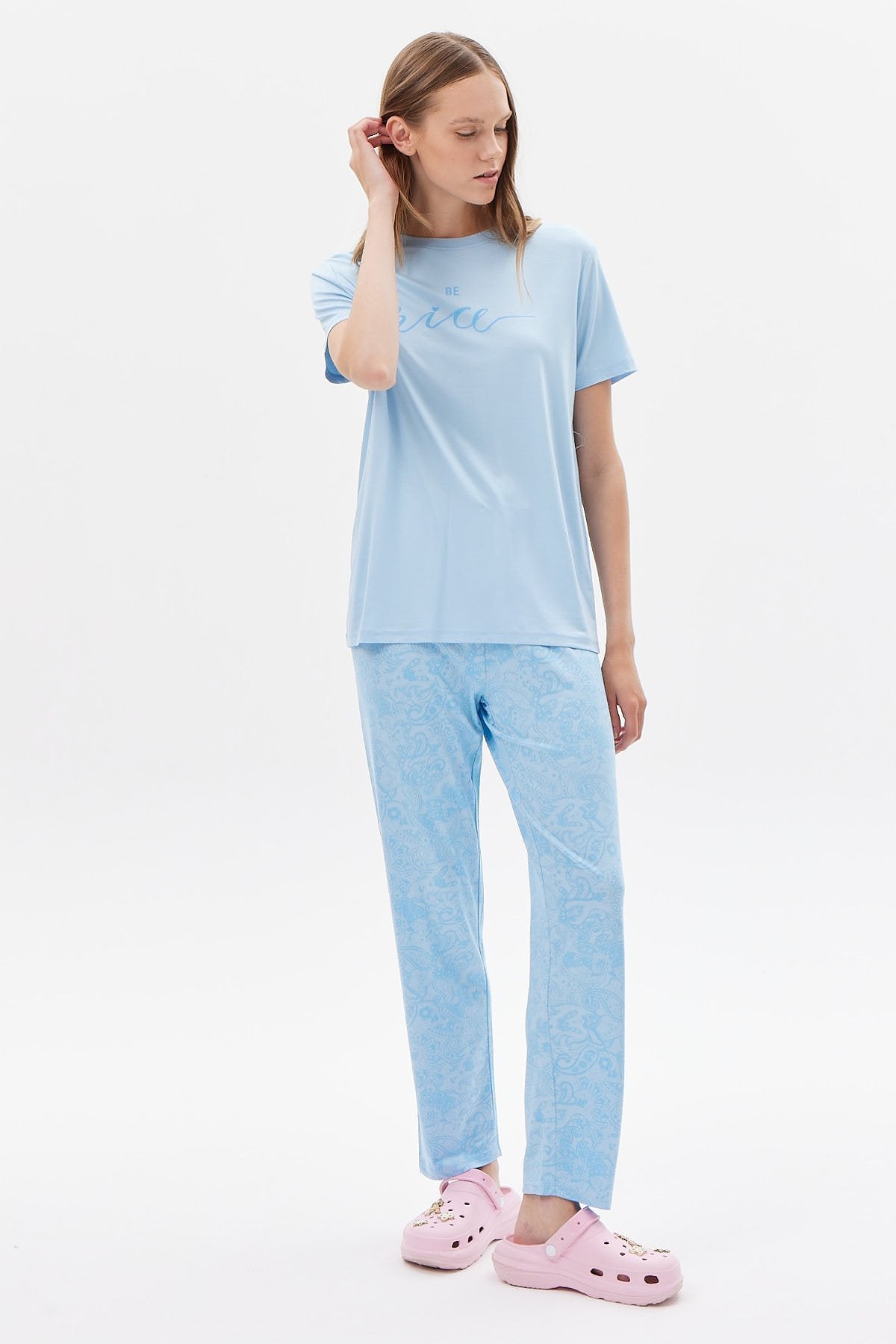 Women's Short Sleeve Pajama Set