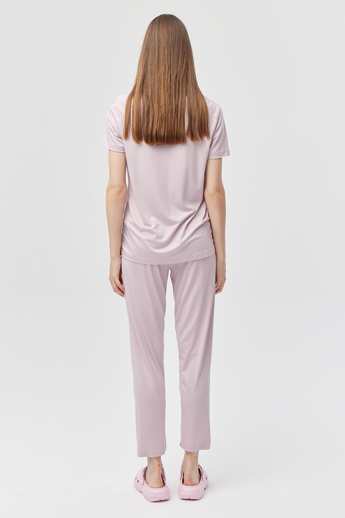 Women's V-Neck Short Sleeve Pajama Set