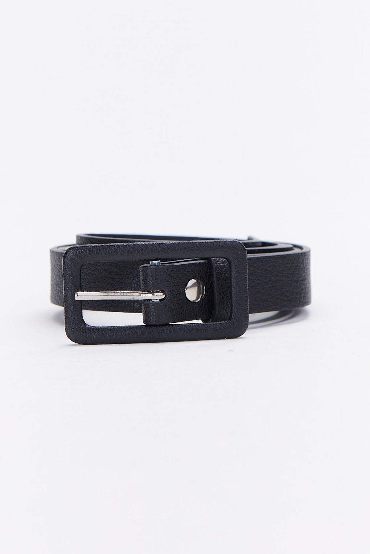 Paulmark Women's Rectangular Plated Tongue Buckle Fk1748