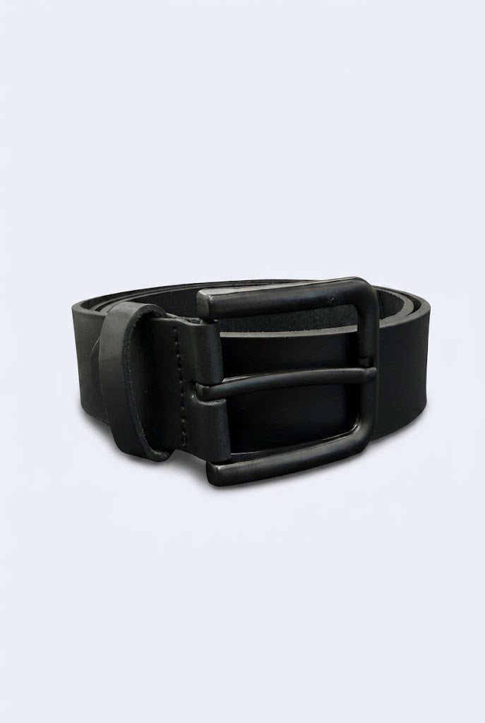 MEN'S LEATHER WRAP BELT WITH BUCKLE