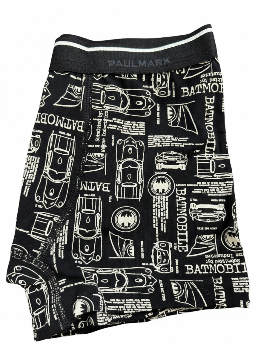 BOYS' PATTERNED SINGLE BOXER SHORTS