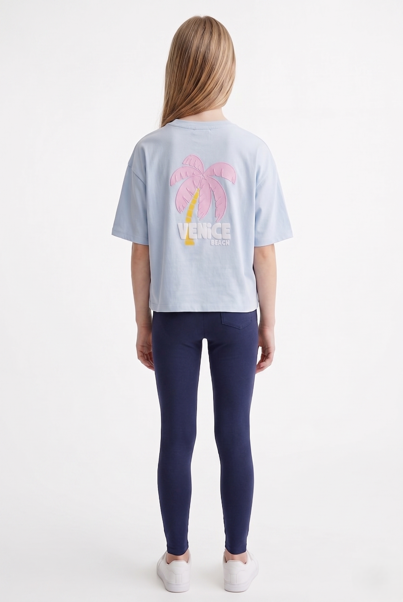 Girl's Printed Basic T-shirt