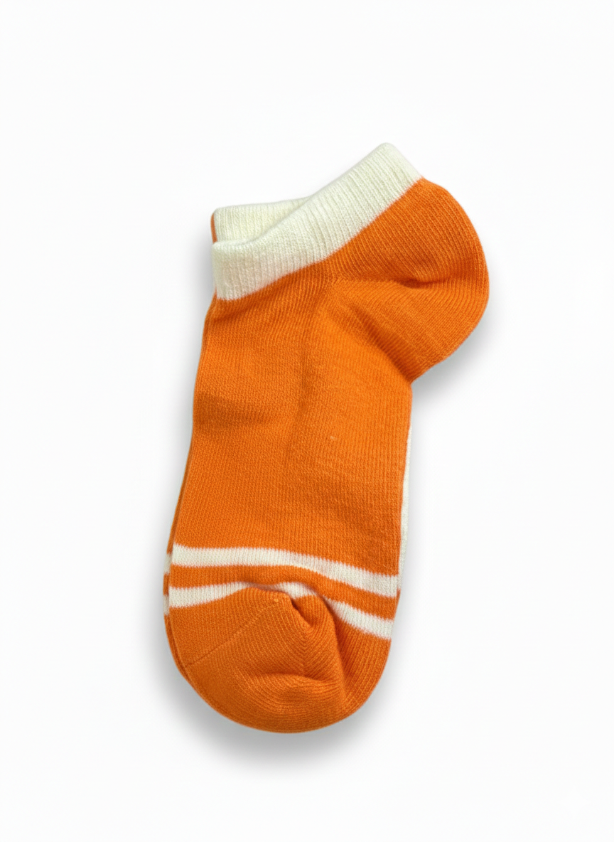 Girl's Rubber Colored Bootie Two-Pack Socks