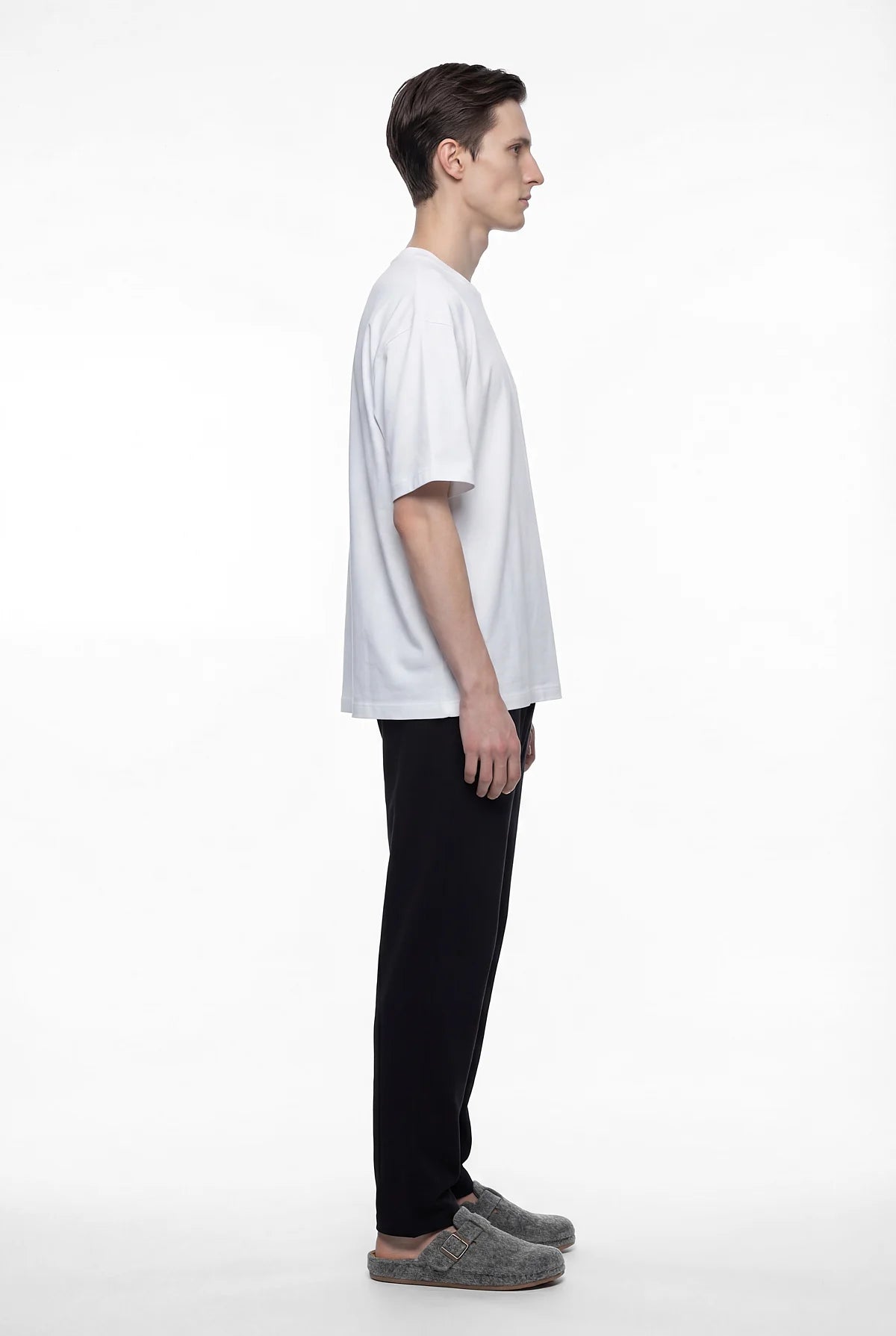 Men's Basic Pajama Bottoms with Elastic Waistband