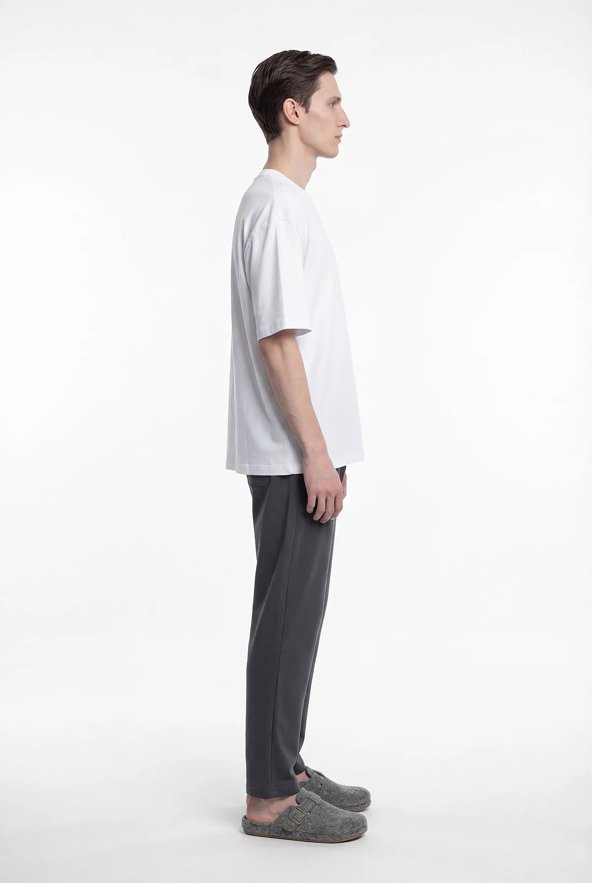 Men's Basic Pajama Bottoms with Elastic Waistband