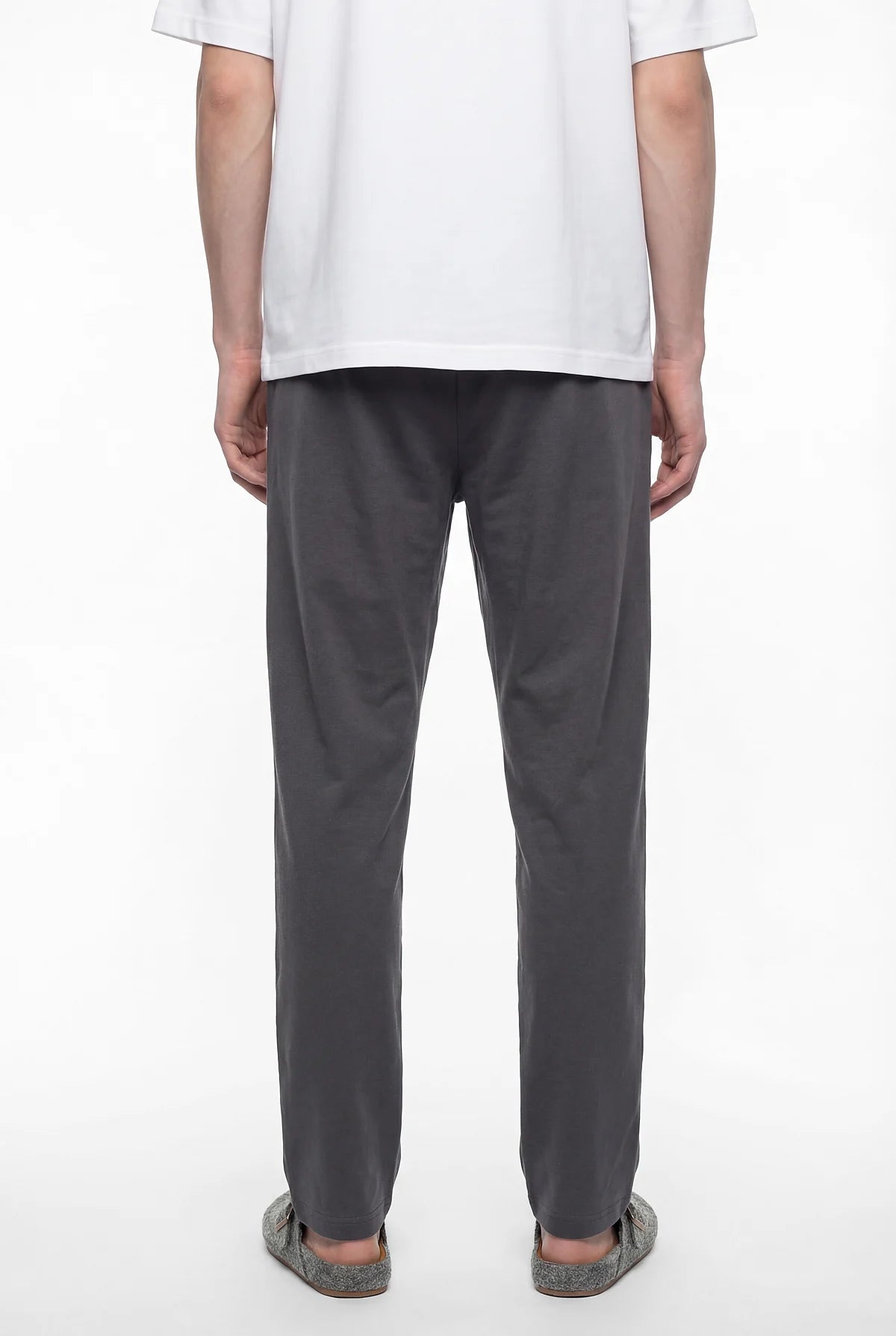 Men's Basic Pajama Bottoms with Elastic Waistband