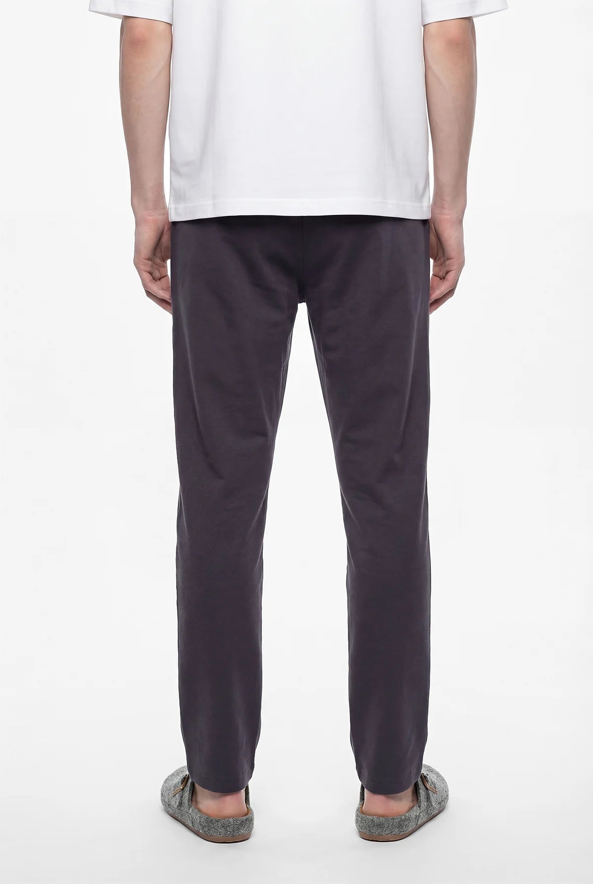 Men's Basic Pajama Bottoms with Elastic Waistband