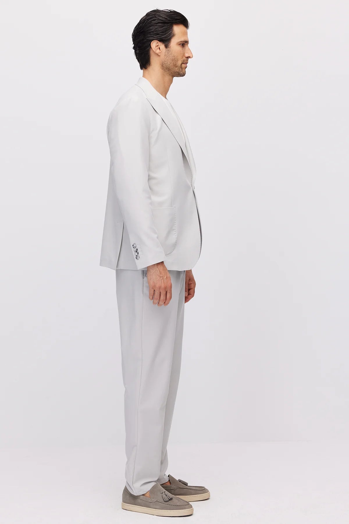 Men's One-Button Notch Lapel Suit