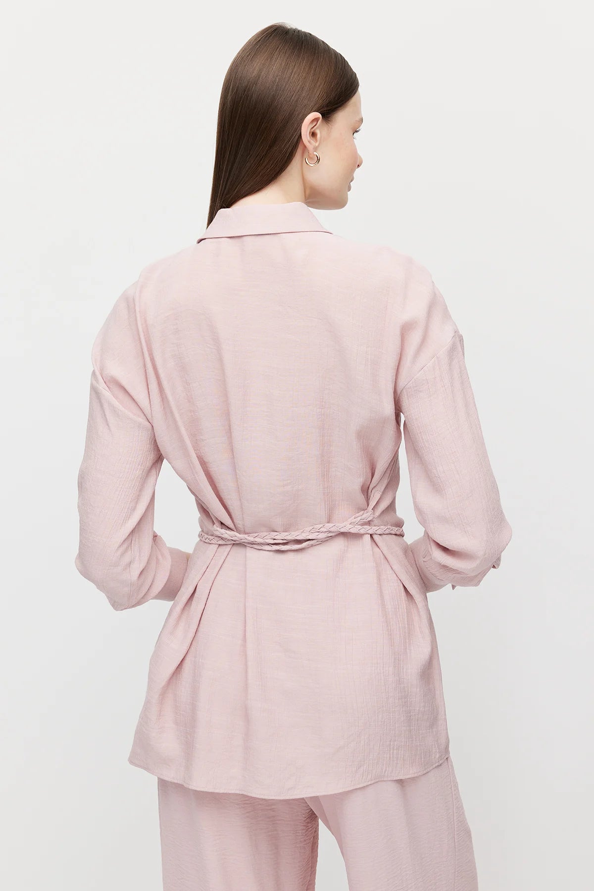 Women's Belted Shirt Tunic