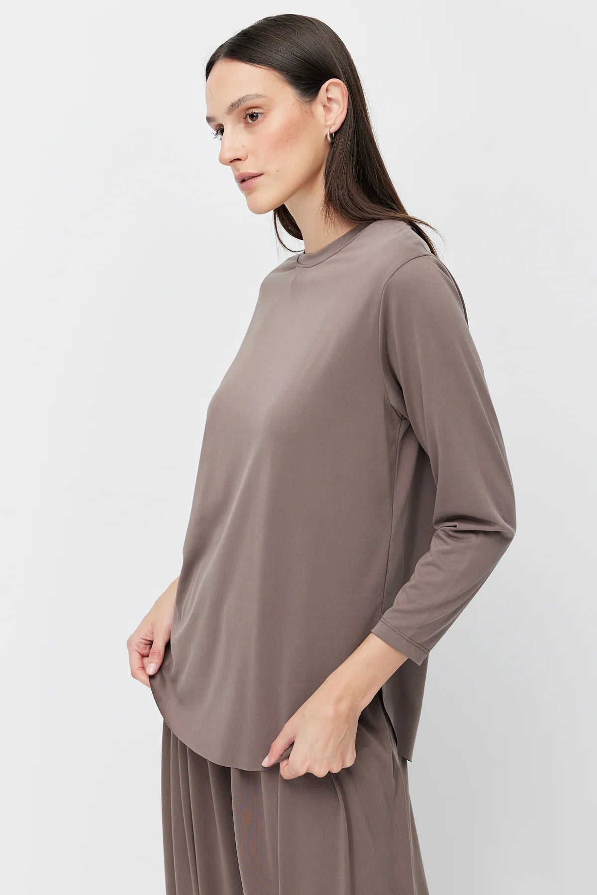 Women's Oval Cut Blouse