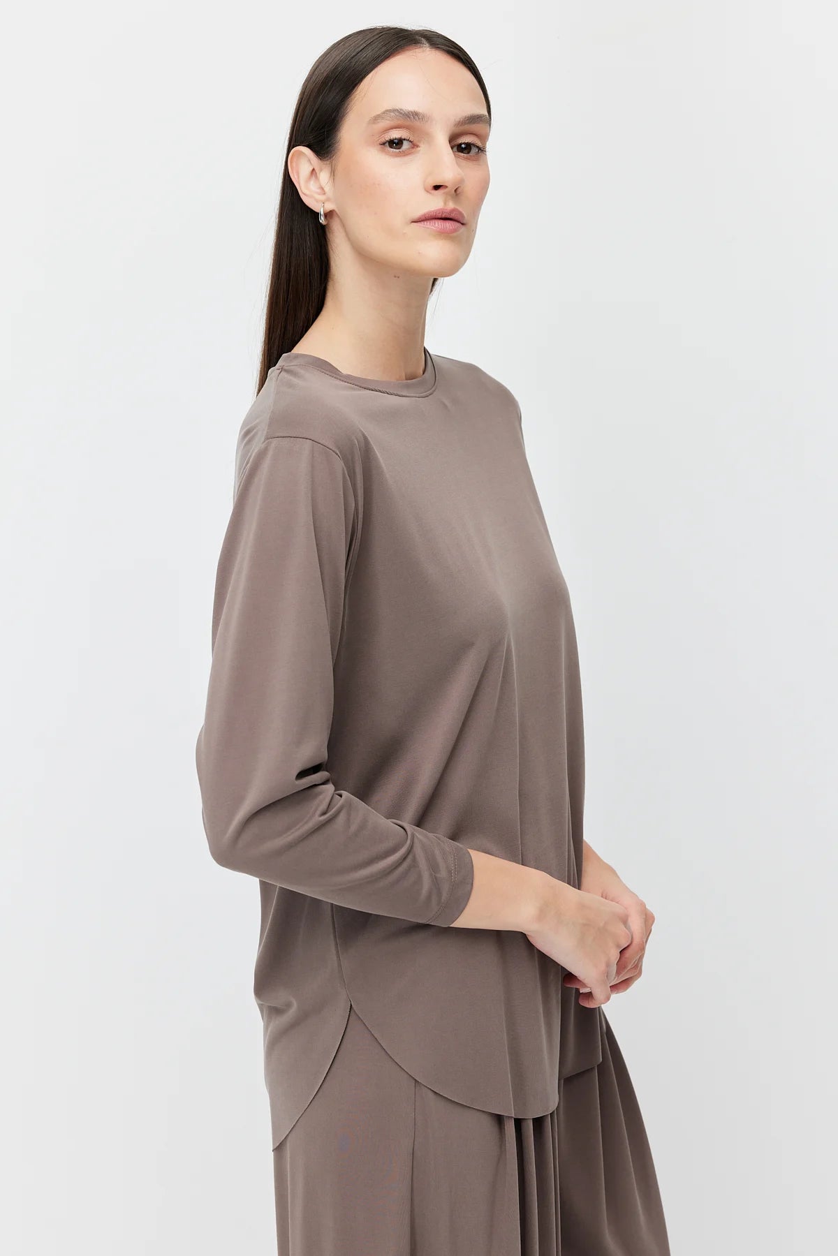 Women's Oval Cut Blouse