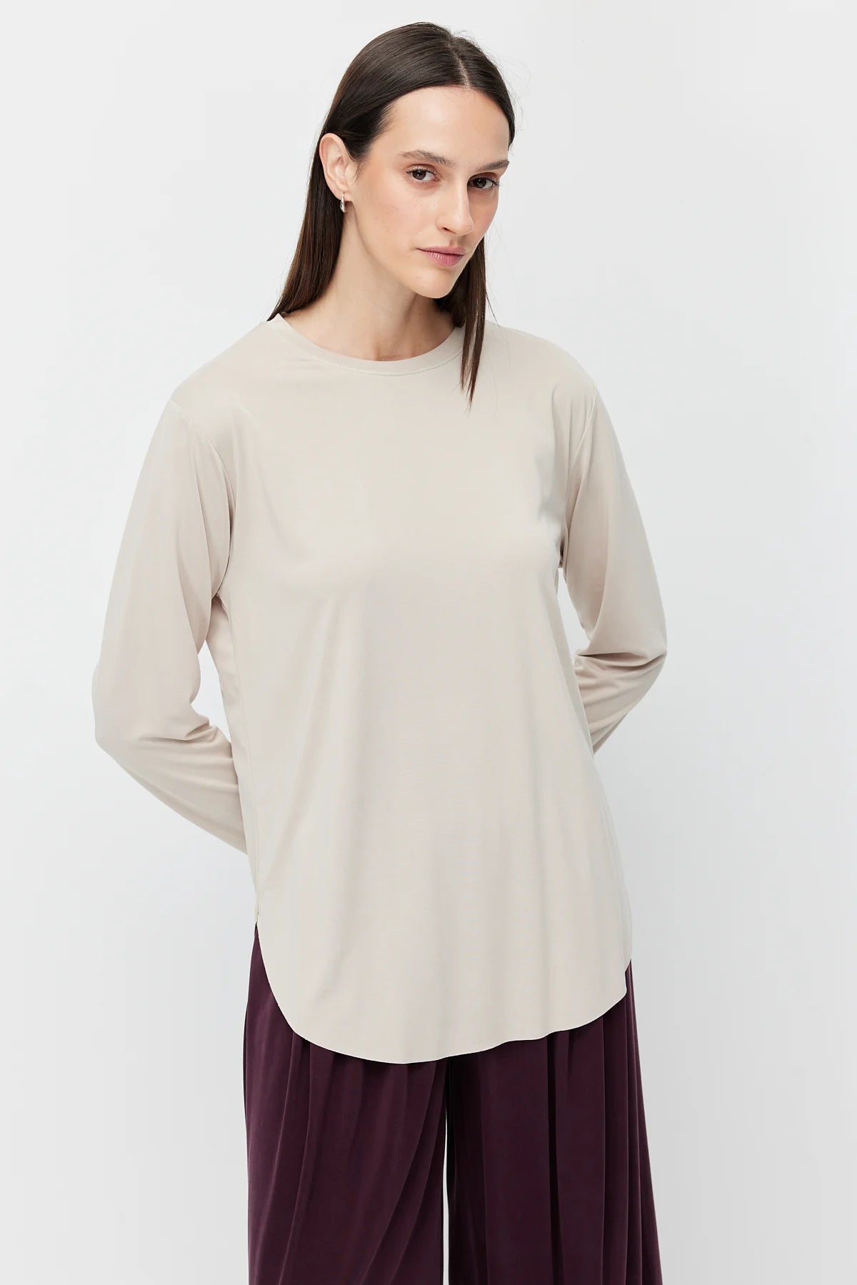 Women's Oval Cut Blouse