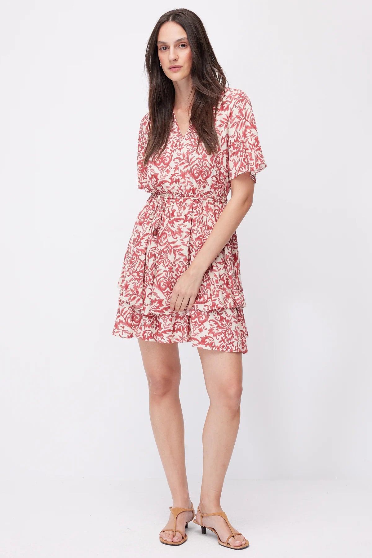 Women's Patterned Mini Dress
