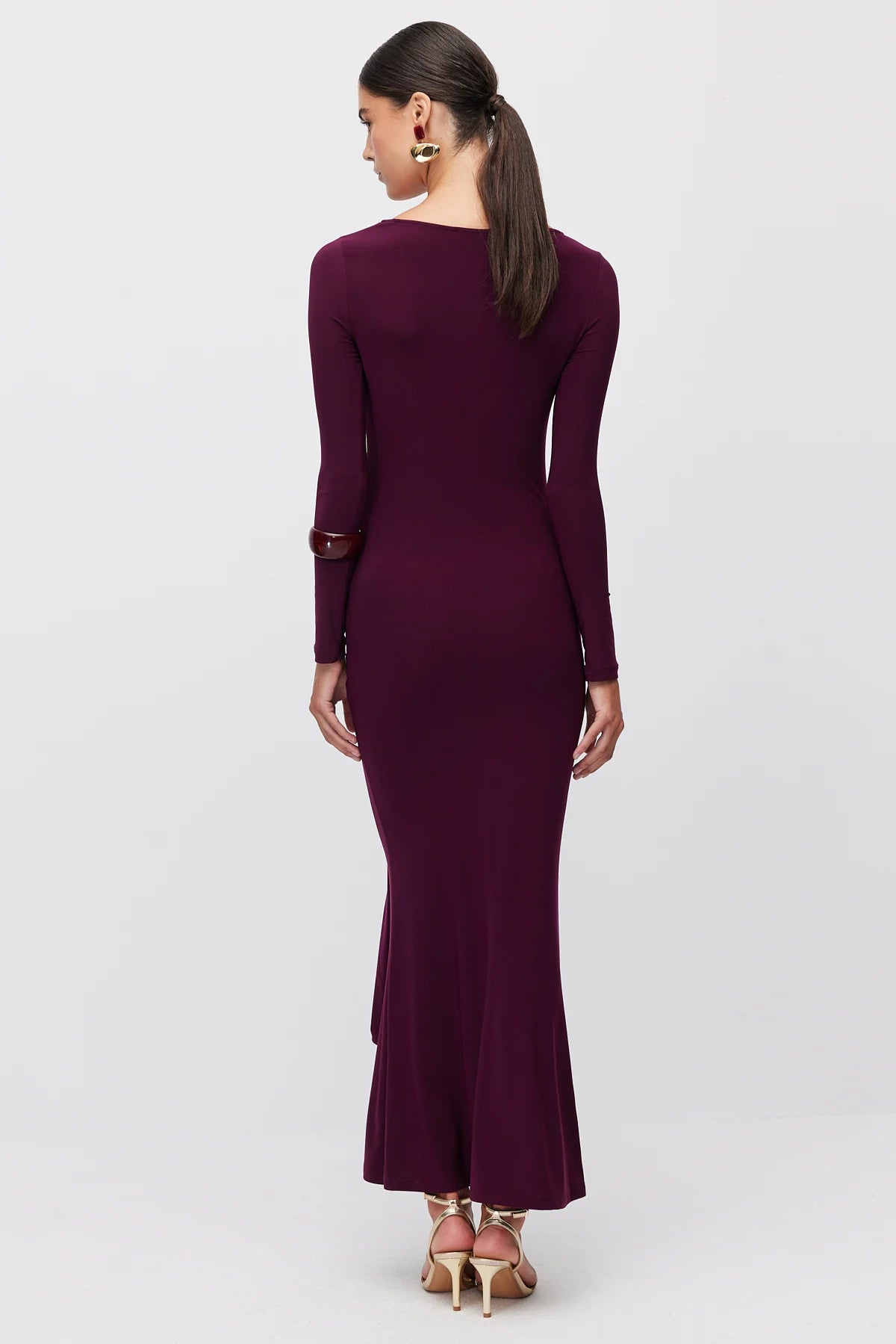 Women's Maxi Dress with Tie Detail at the Waist