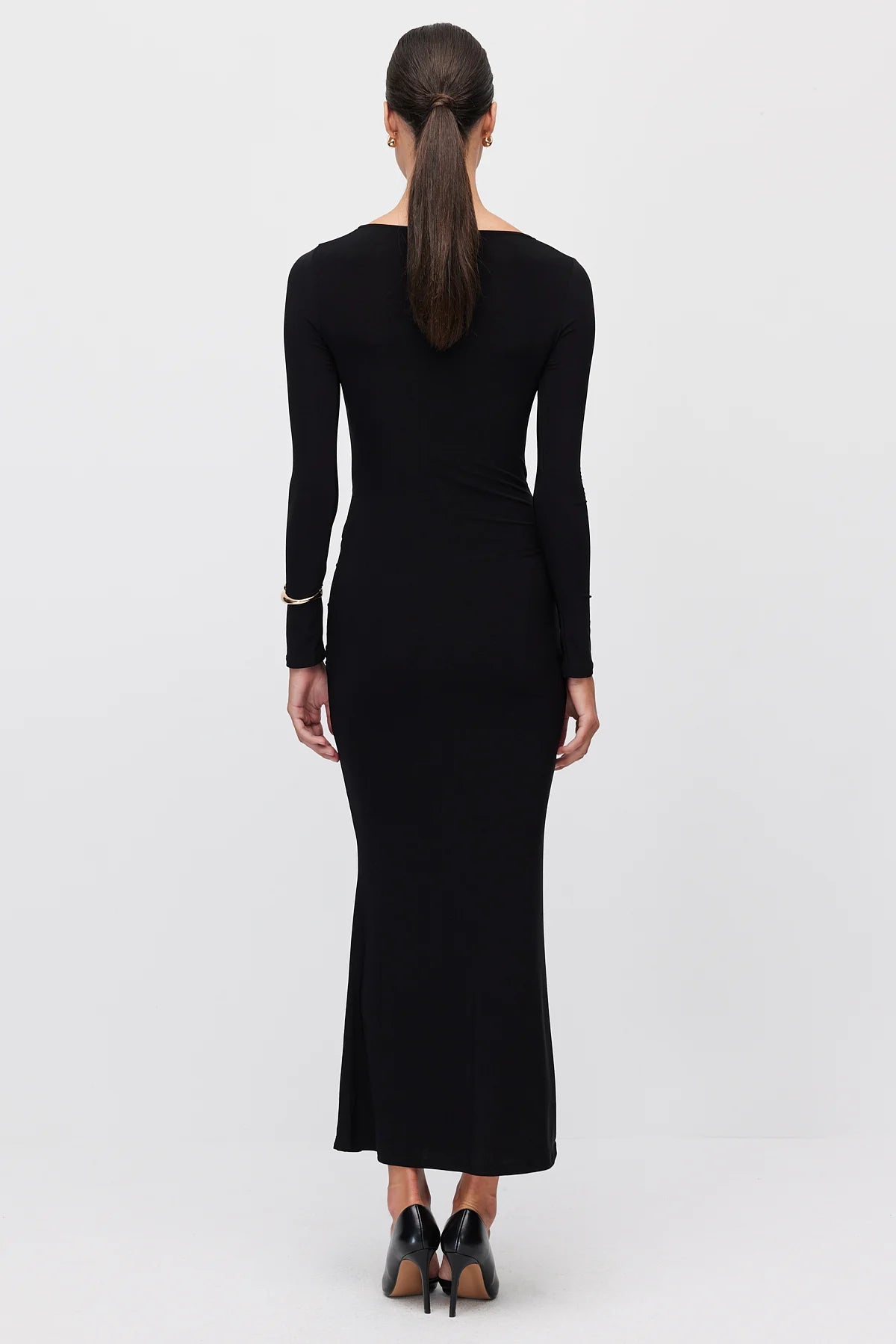 Women's Maxi Dress with Tie Detail at the Waist