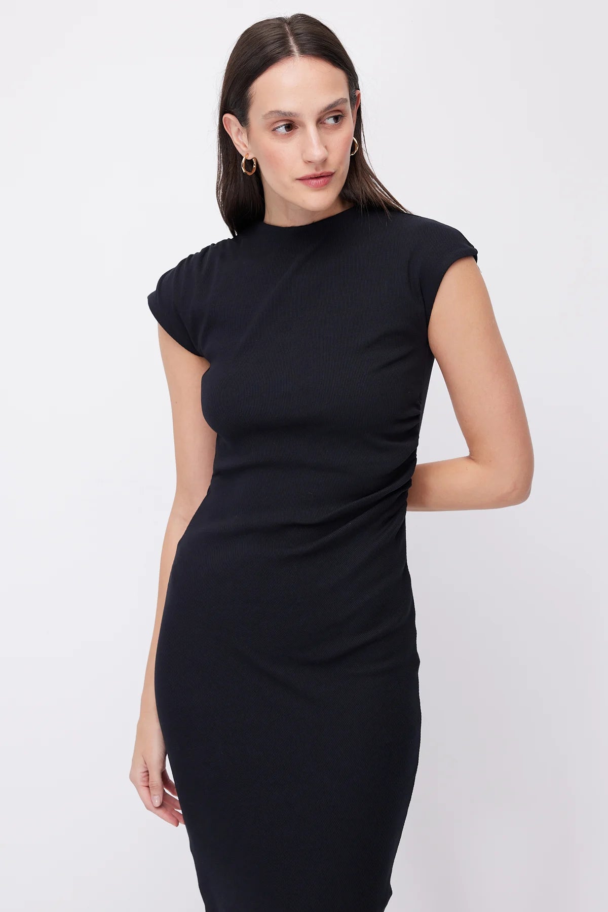Women's Body-Fitting Midi Dress
