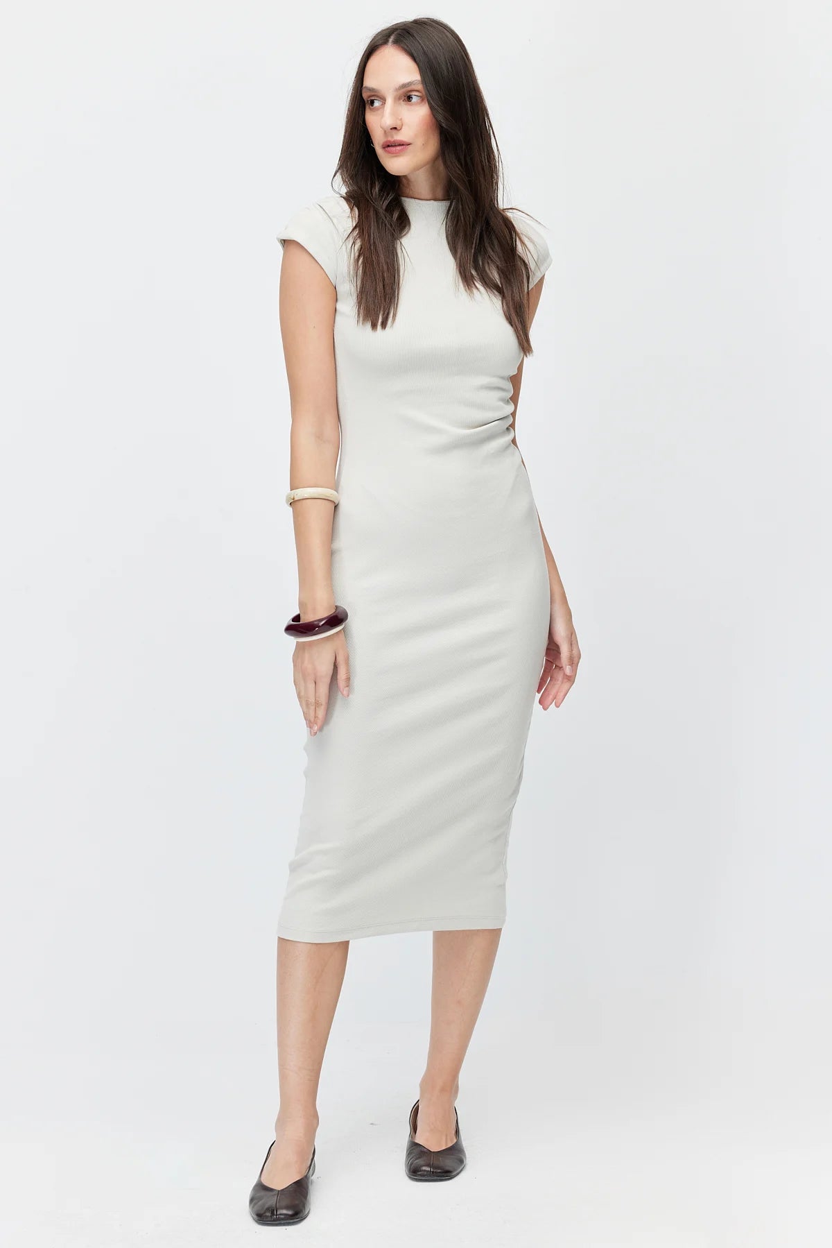 Women's Body-Fitting Midi Dress