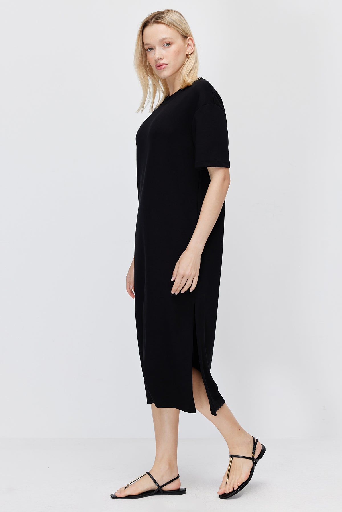 Women's Off-Shoulder Slit Dress