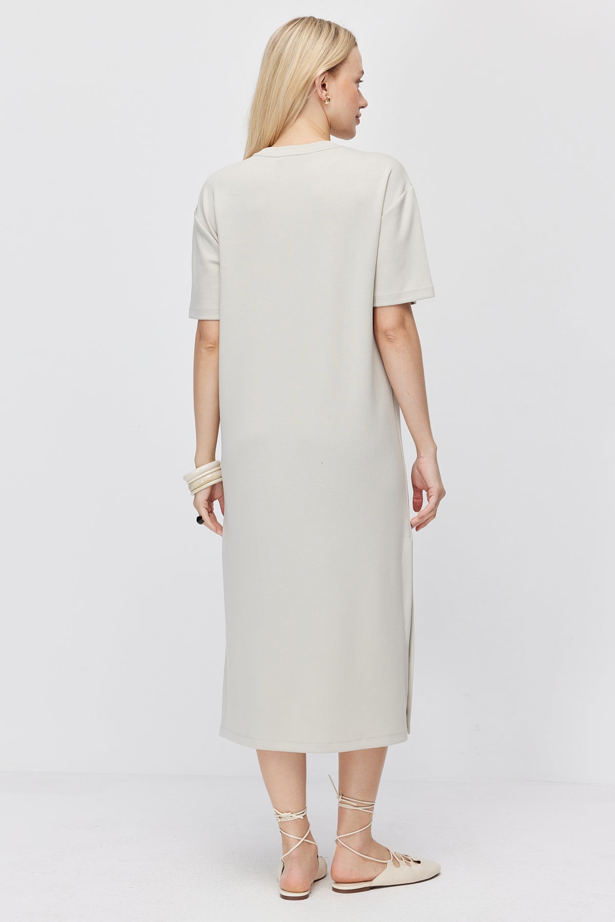 Women's Off-Shoulder Slit Dress