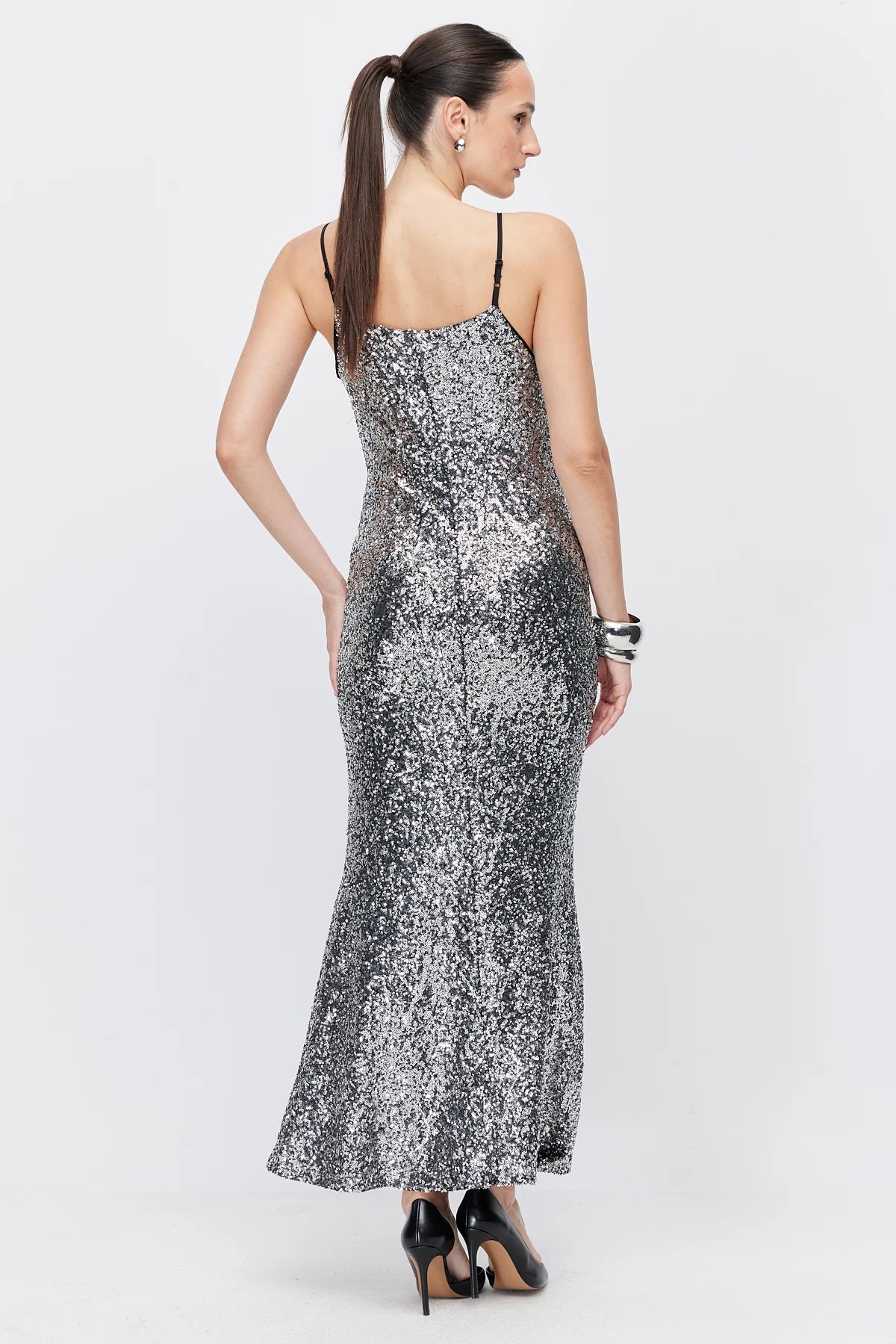 Women's Thin Strap Sequin Dress