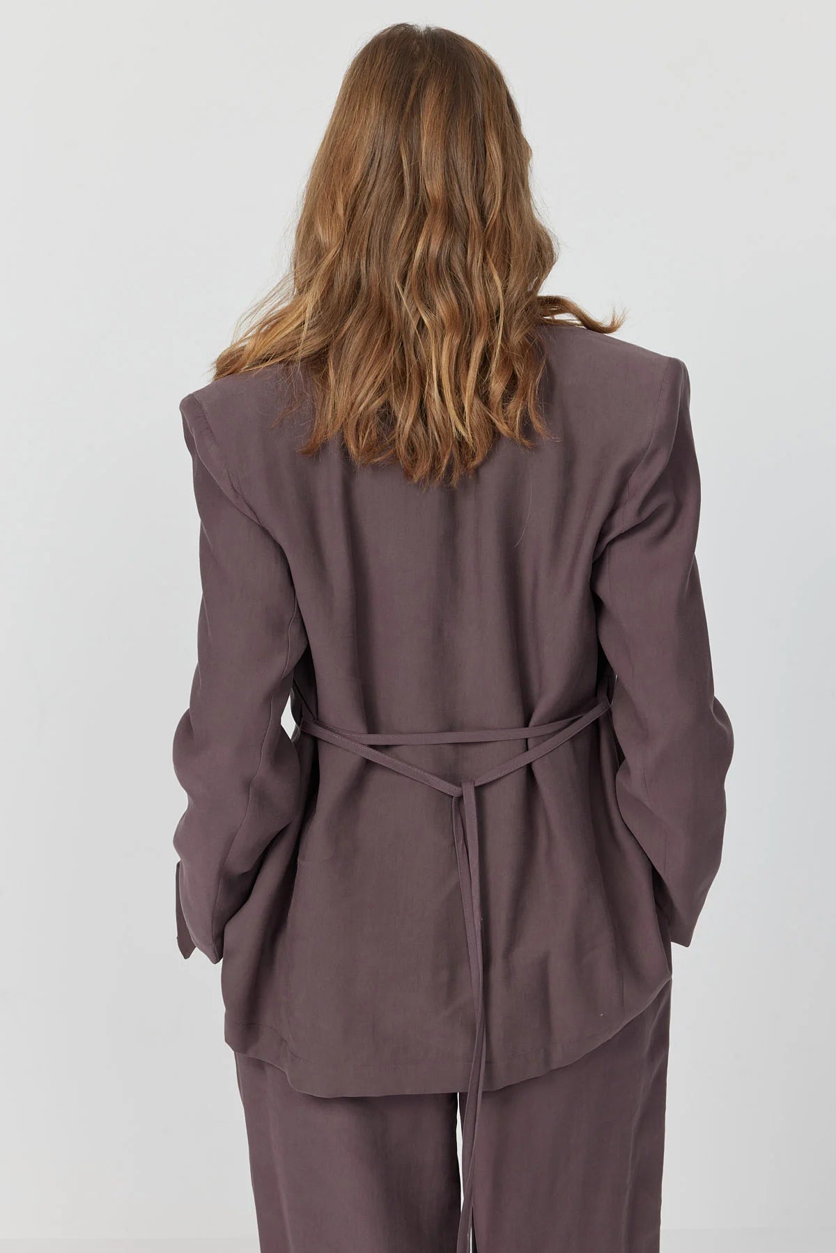 Women's Jacket with Tie Detail