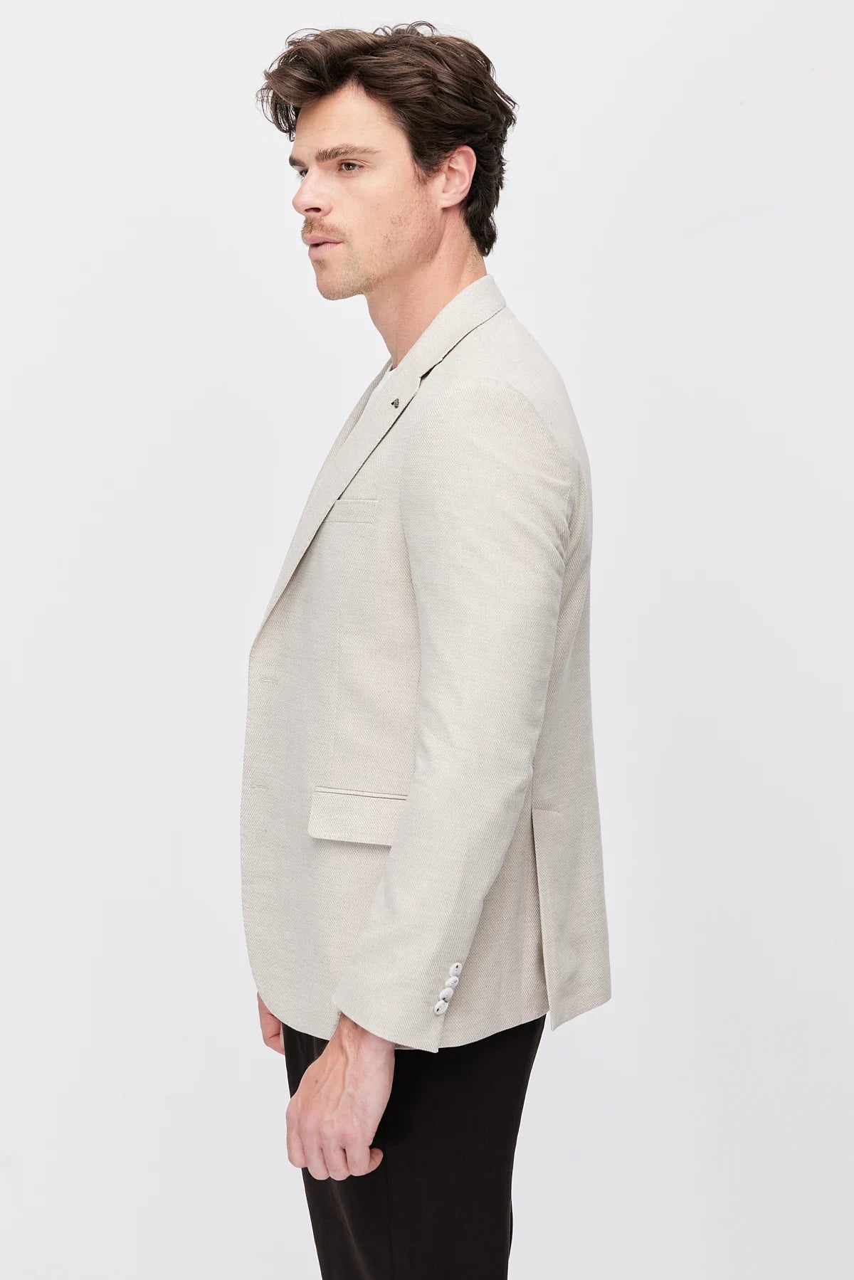 Men's Two-Button Mono-Collar Jacket