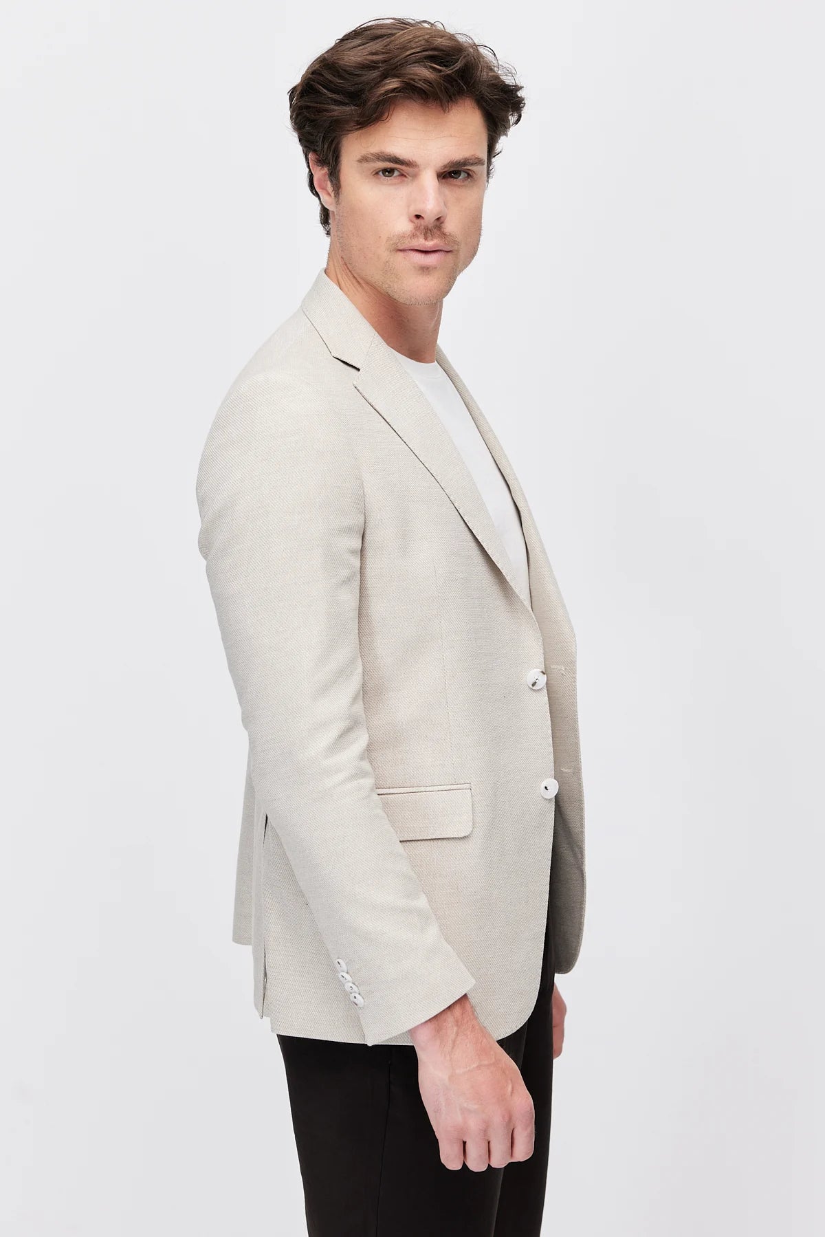 Men's Two-Button Mono-Collar Jacket