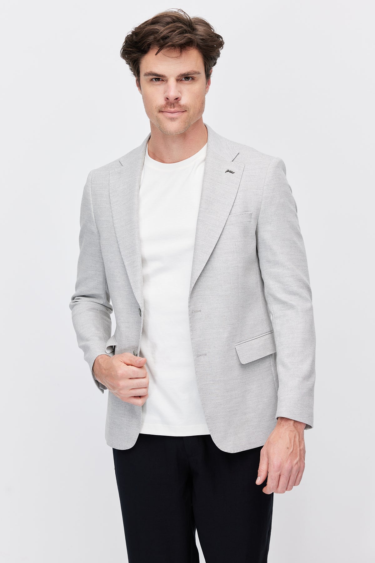 Men's Two-Button Mono-Collar Jacket