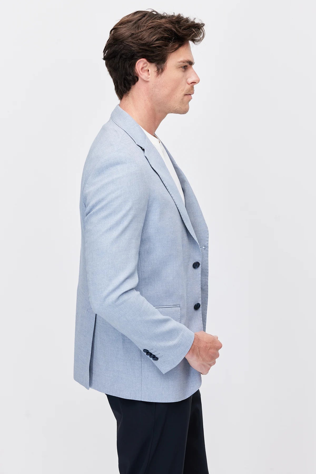 Men's Two-Button Mono-Collar Jacket