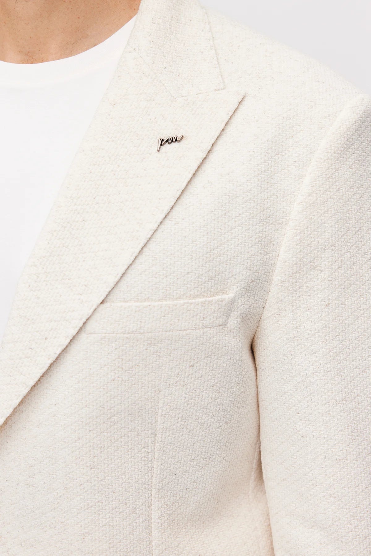 Men's Notch Lapel Slim Fit Jacket