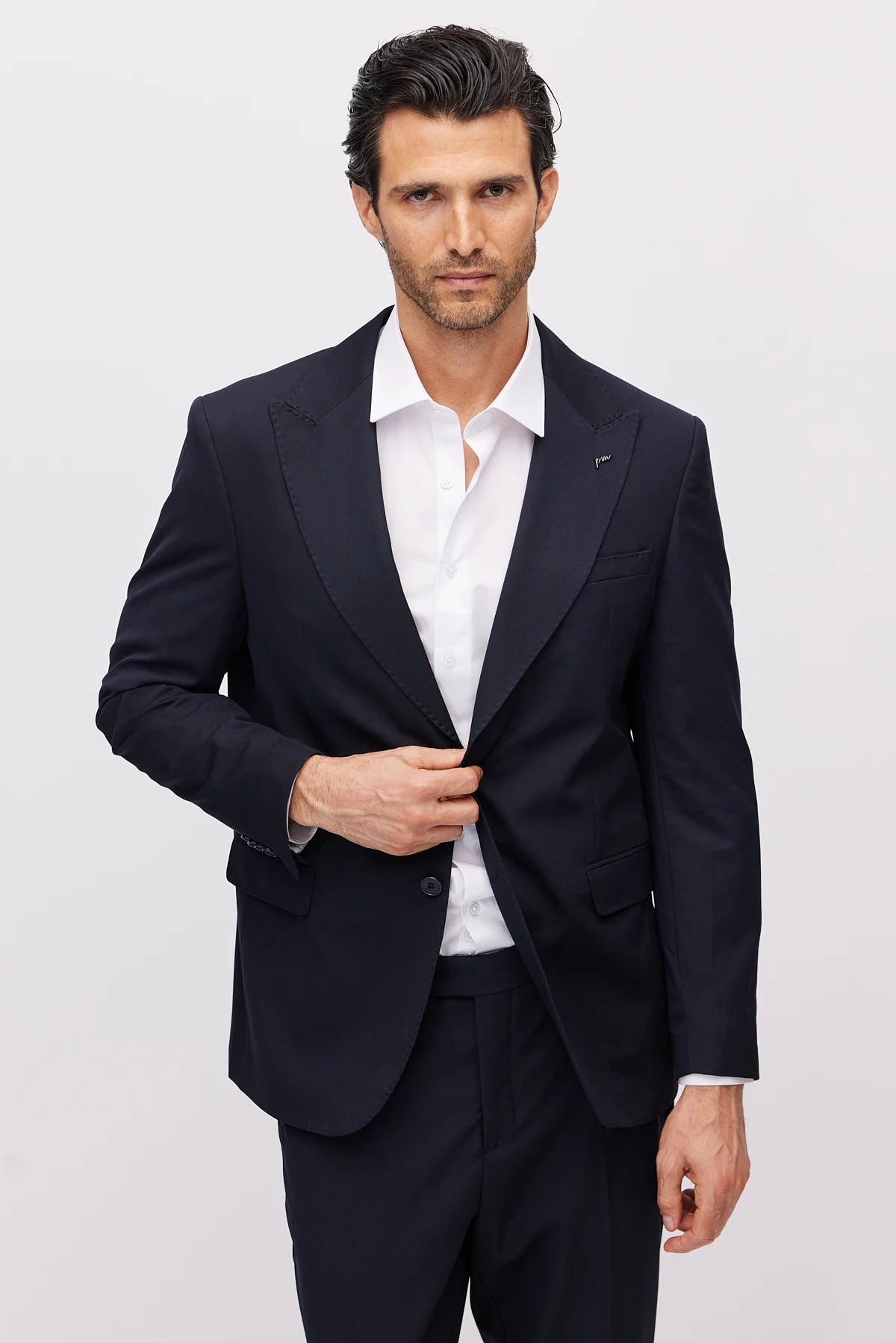 Men's Slim Fit Notch Lapel Jacket