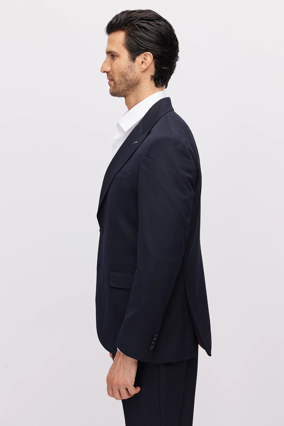 Men's Slim Fit Notch Lapel Jacket