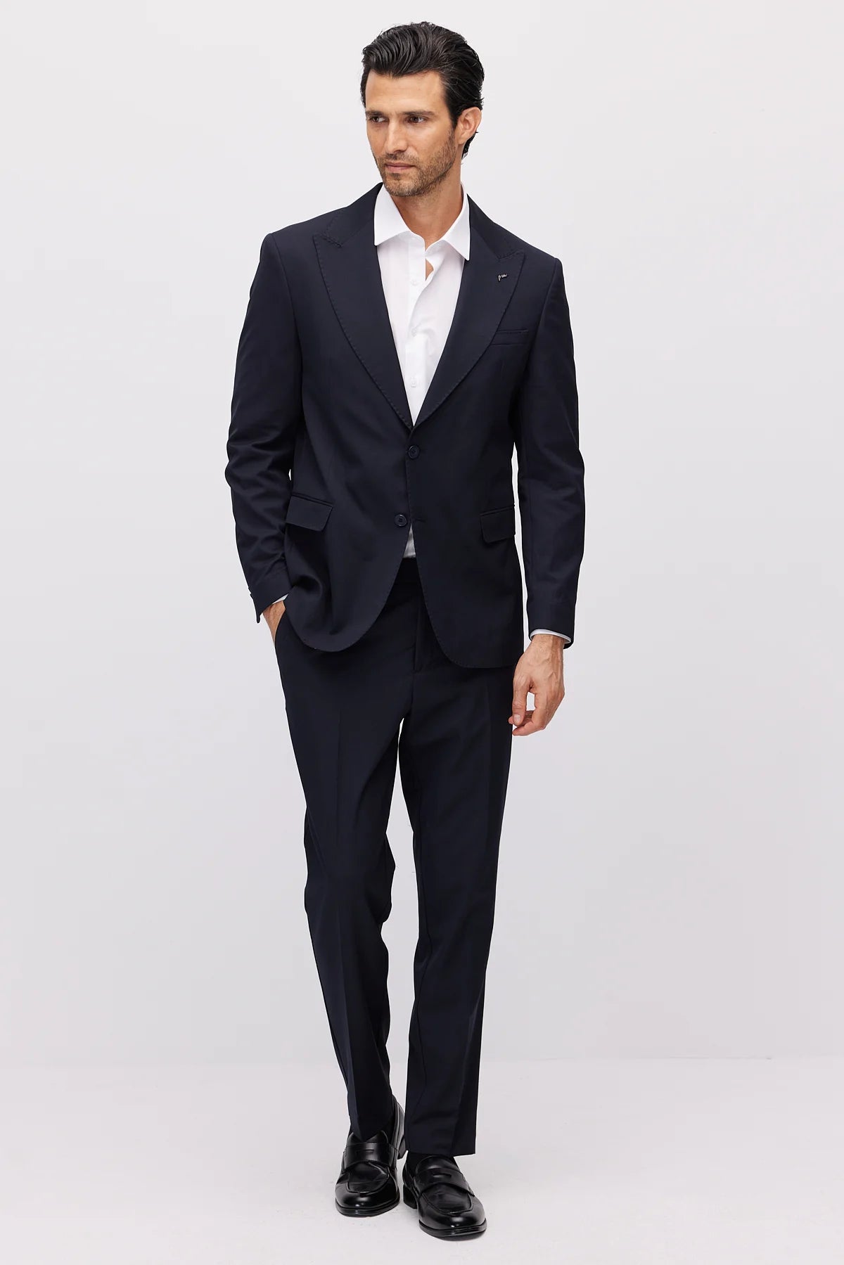 Men's Slim Fit Notch Lapel Jacket