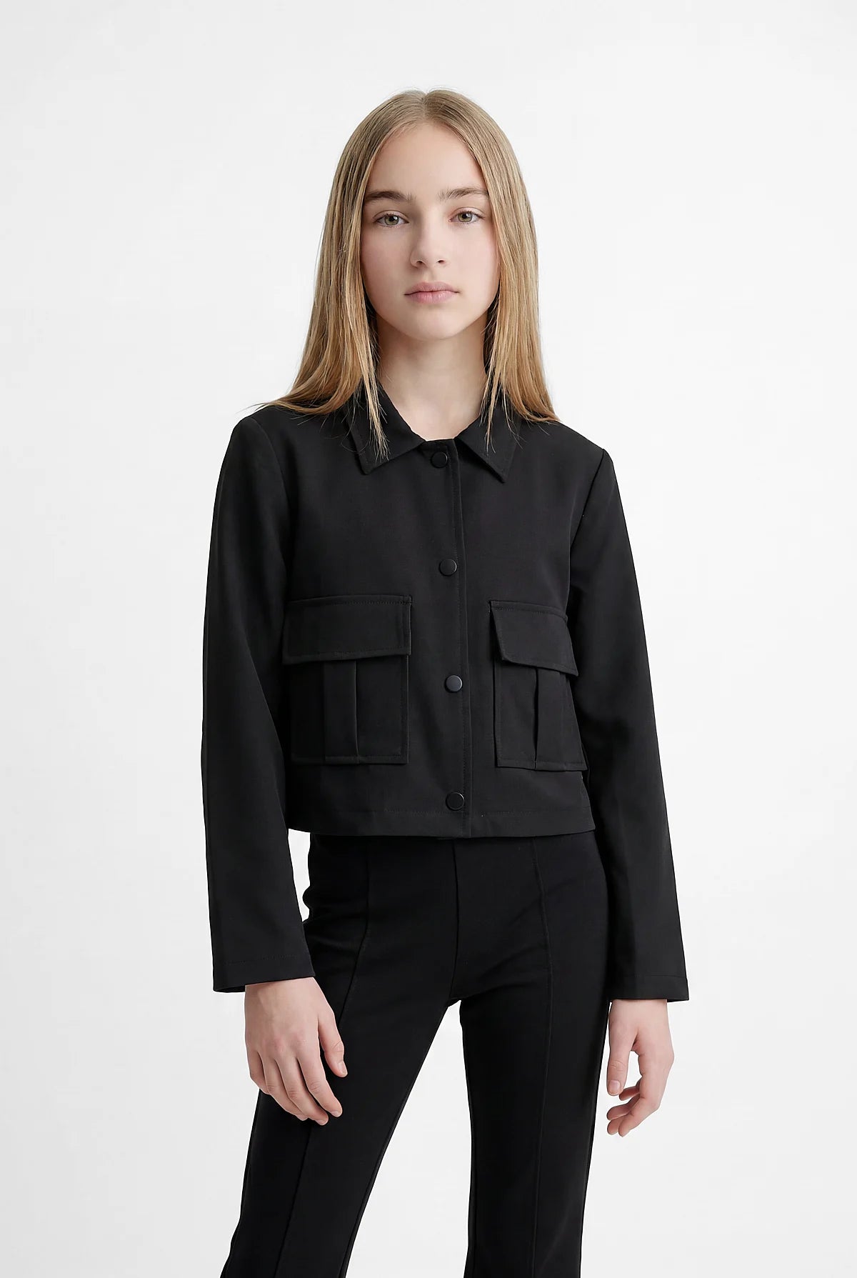 Girls' Jacket with Pockets