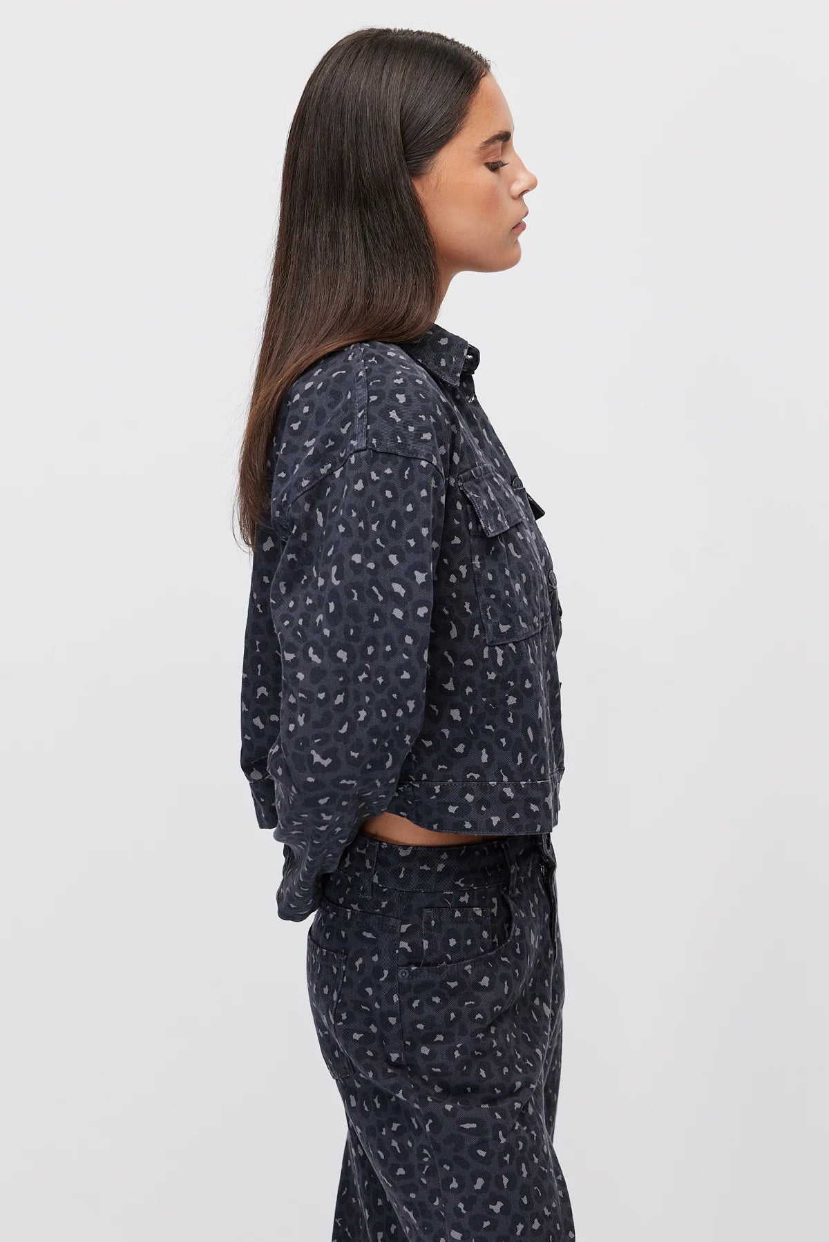 Women's Leopard Print Short Jacket