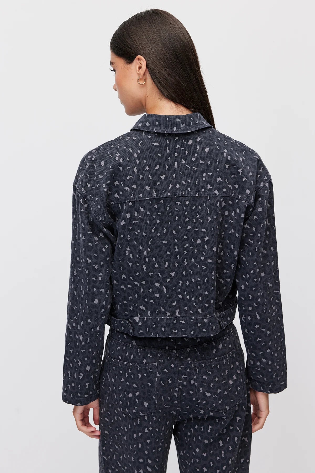 Women's Leopard Print Short Jacket