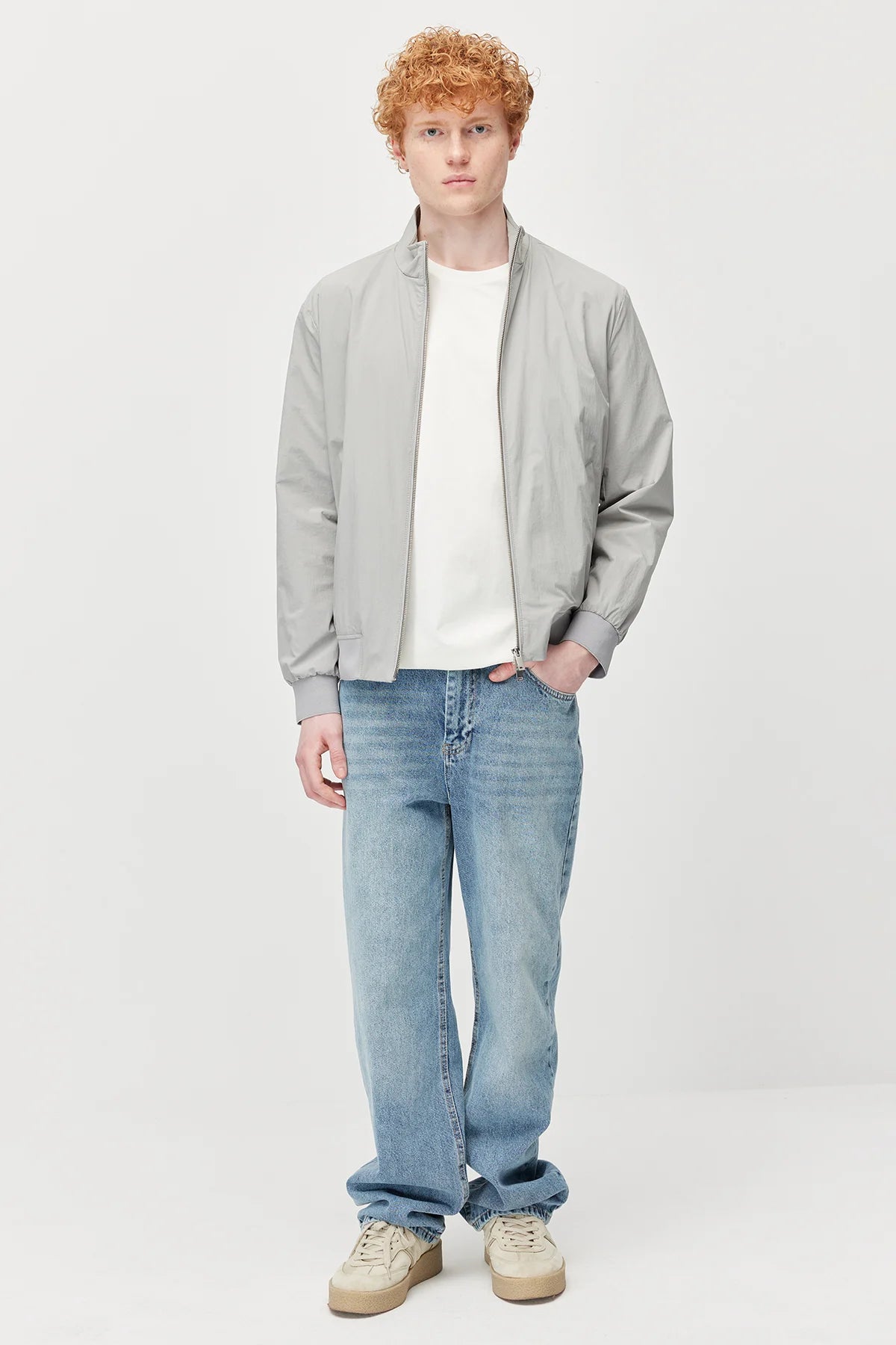 Men's Straight Cut Double Zip Jacket