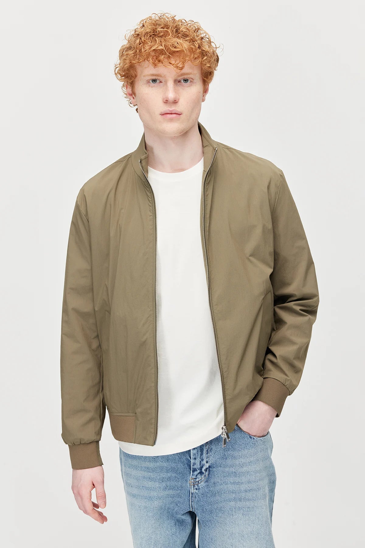 Men's Straight Cut Double Zip Jacket