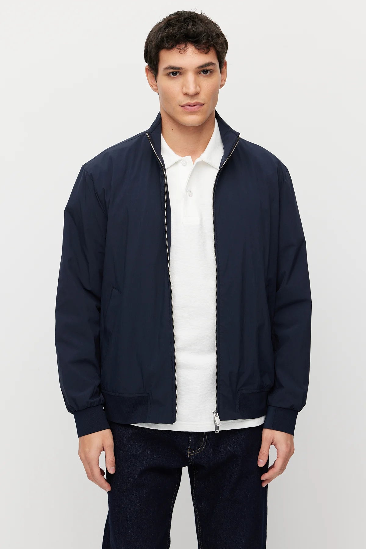 Men's Straight Cut Double Zip Jacket