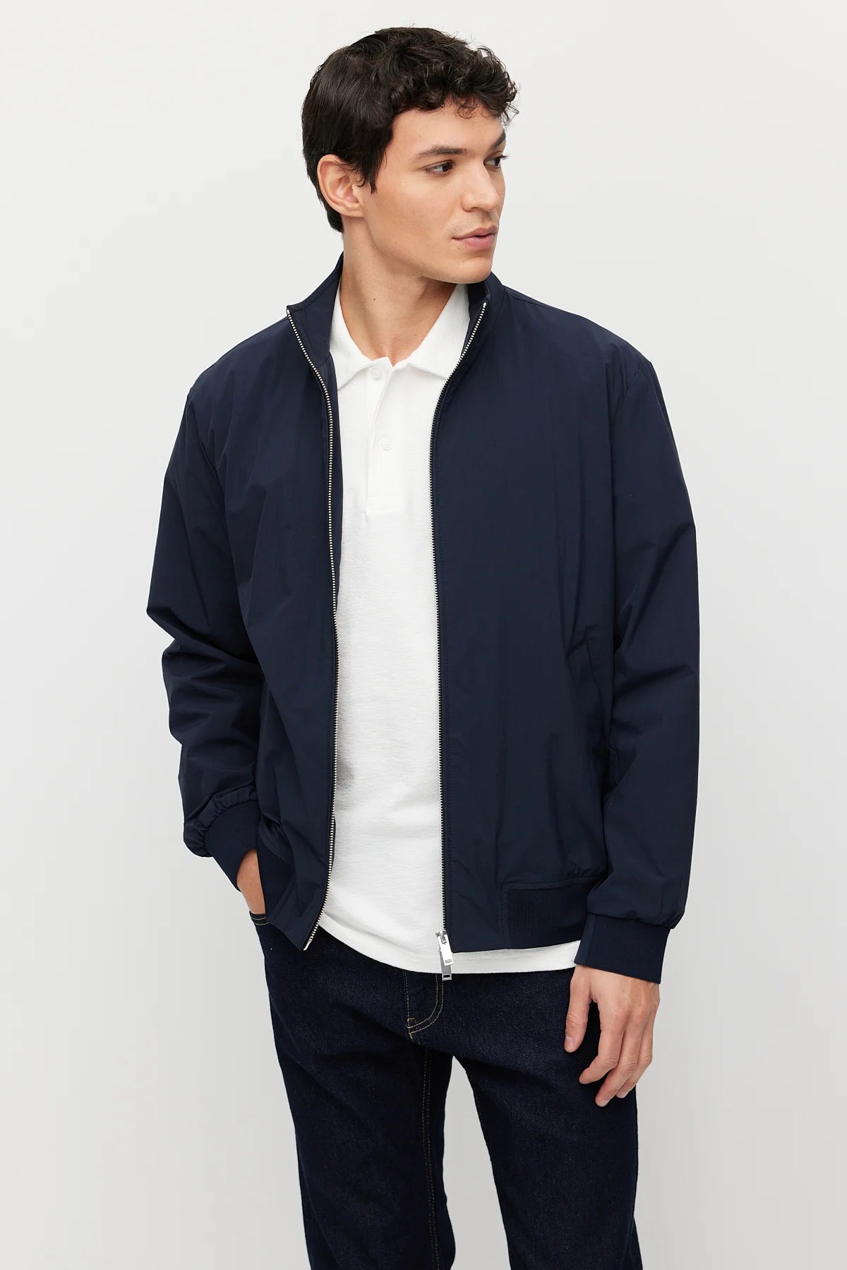 Men's Straight Cut Double Zip Jacket