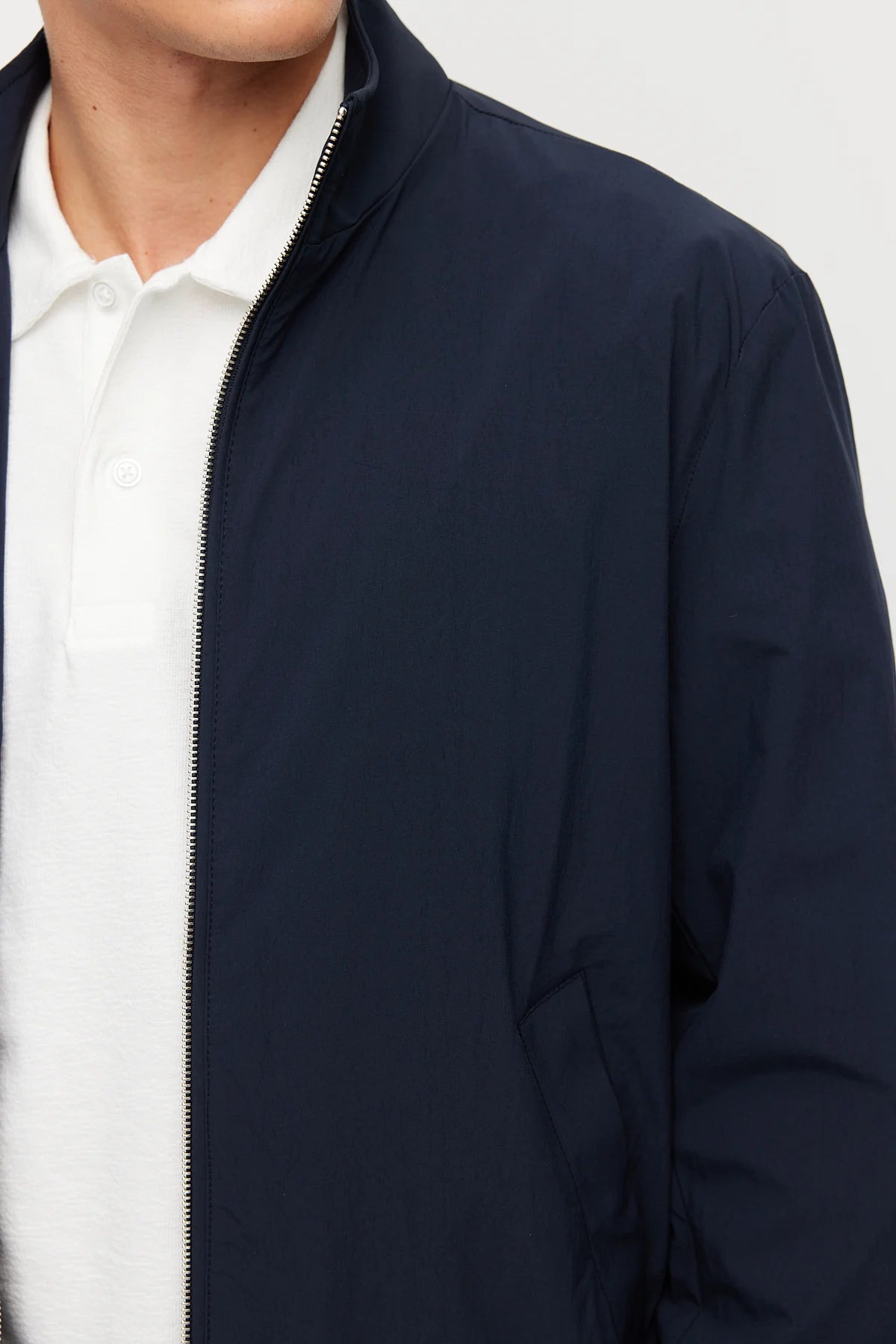 Men's Straight Cut Double Zip Jacket