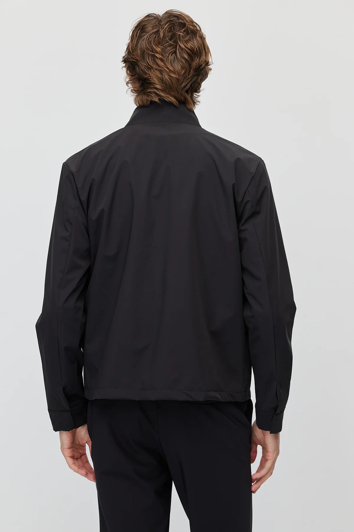 Men's Stand-Up Collar Zip-Up Mont