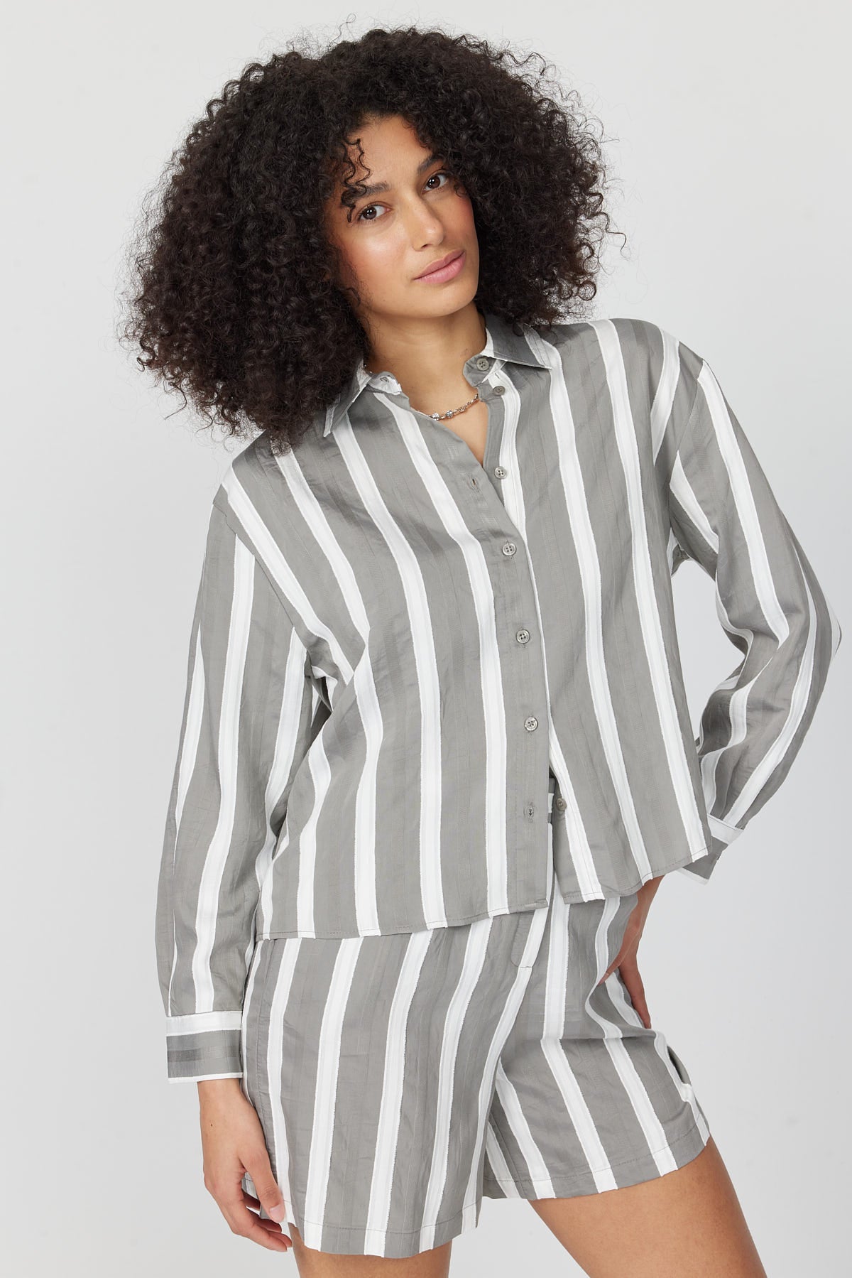Women's Thick Striped Shirt