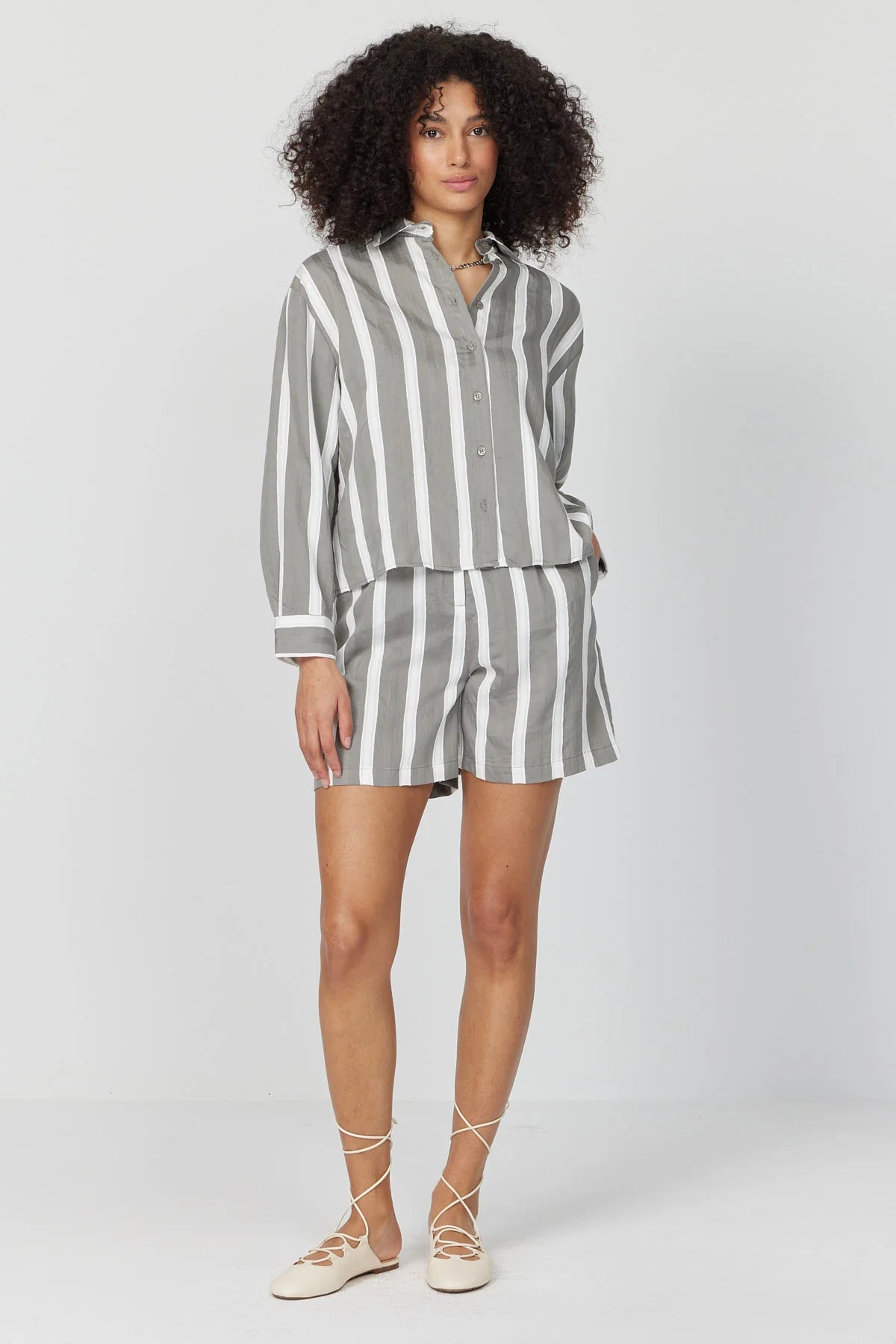 Women's Thick Striped Shirt