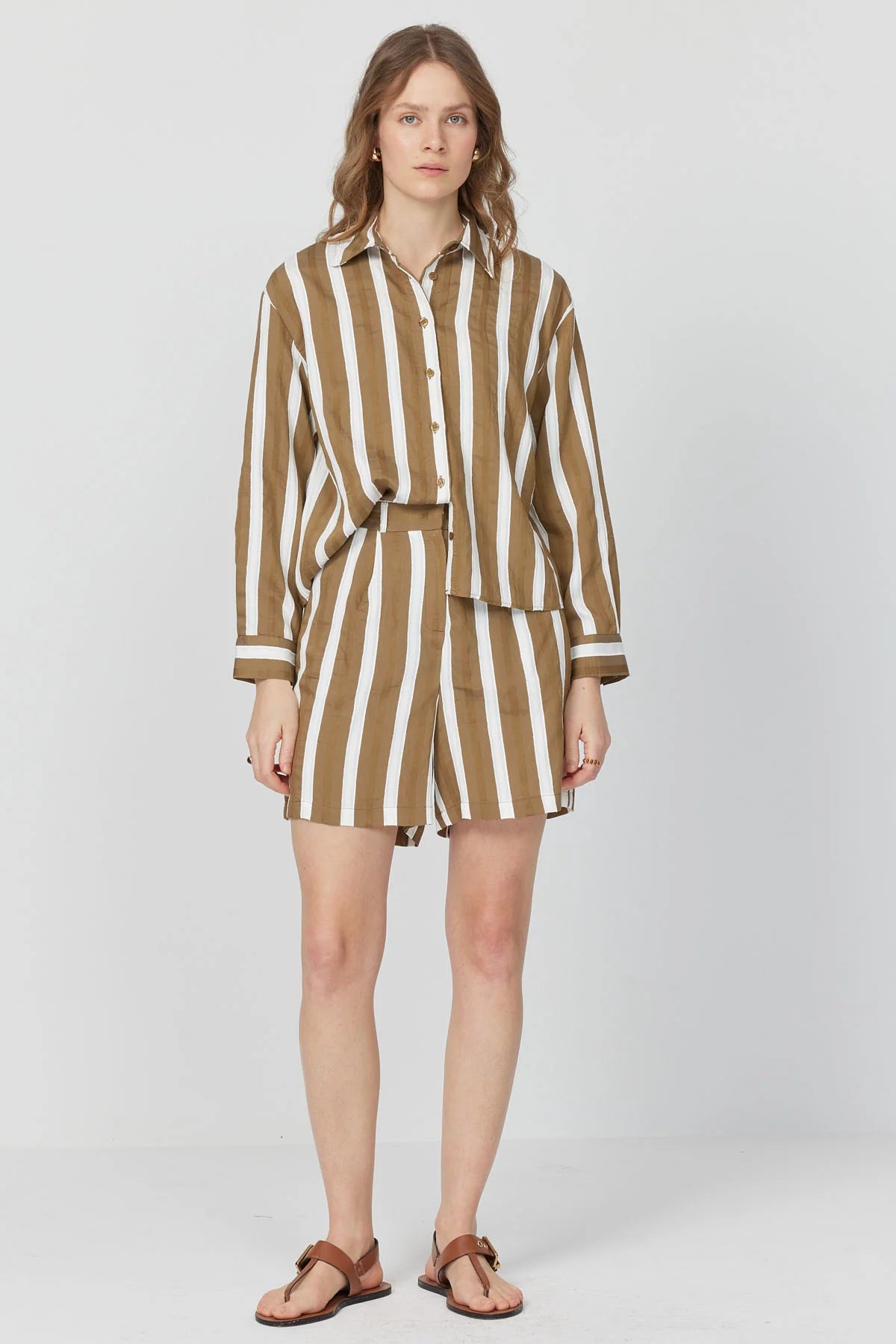 Women's Thick Striped Shirt