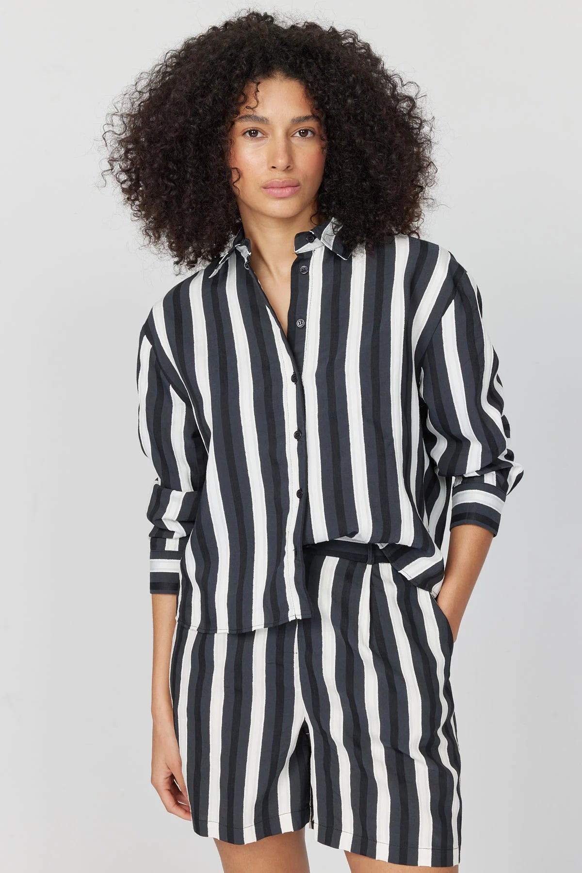 Women's Thick Striped Shirt