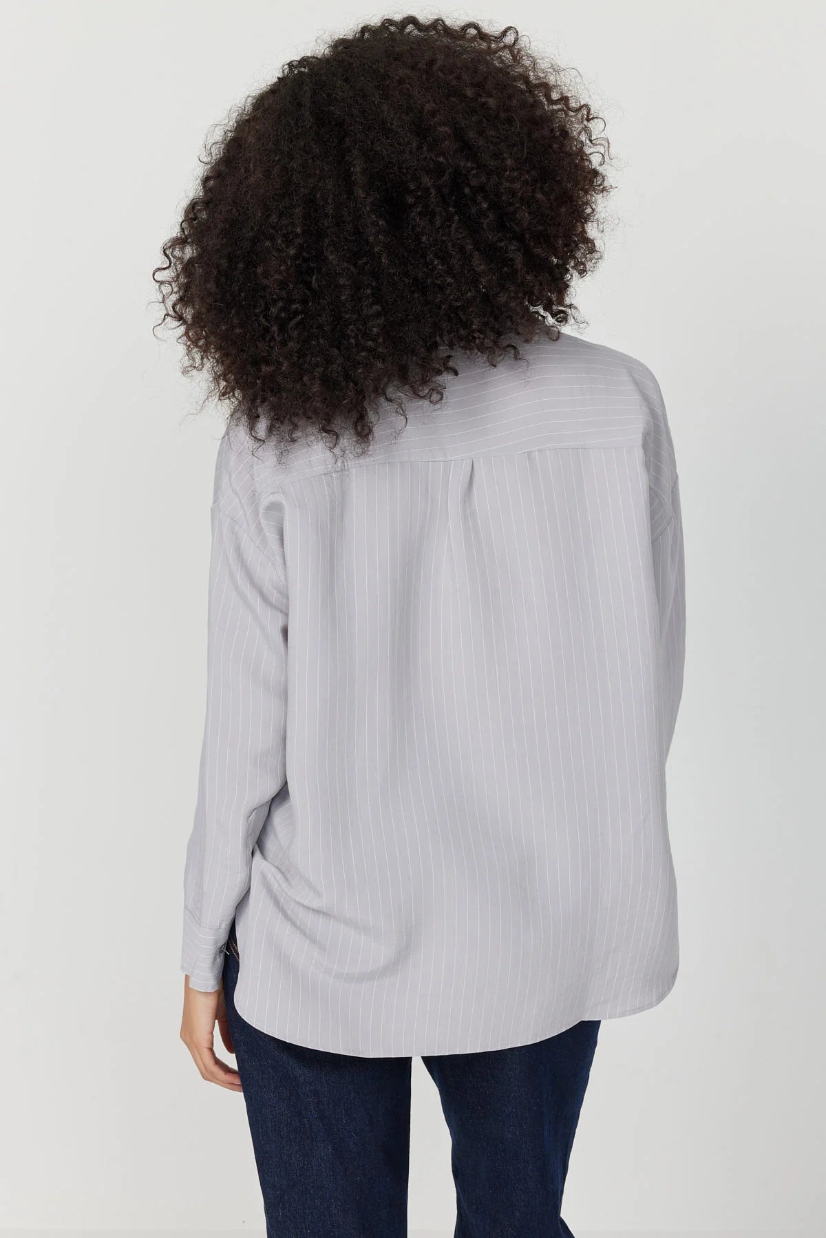 Women's Oversize Striped Shirt