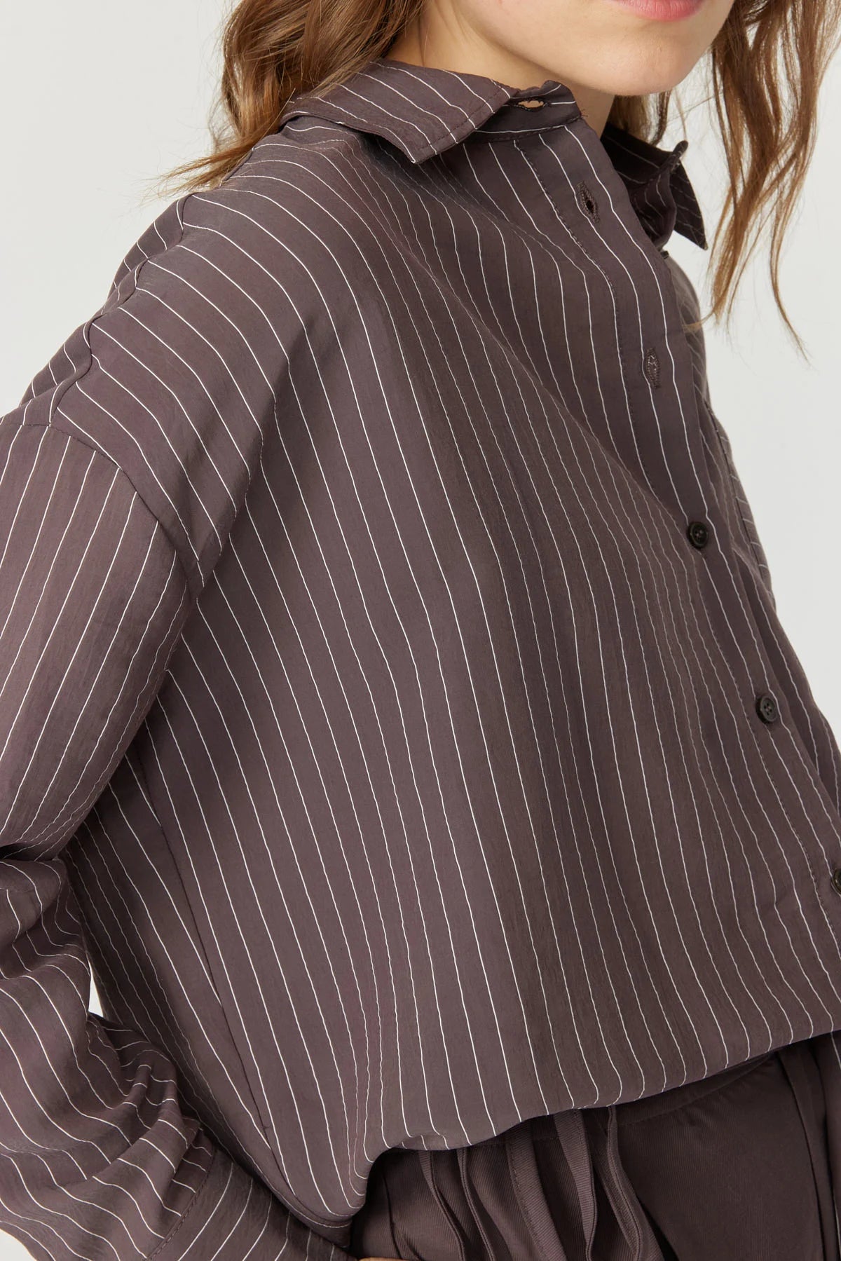 Women's Oversize Striped Shirt