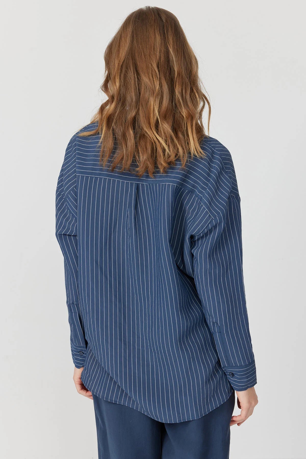 Women's Oversize Striped Shirt